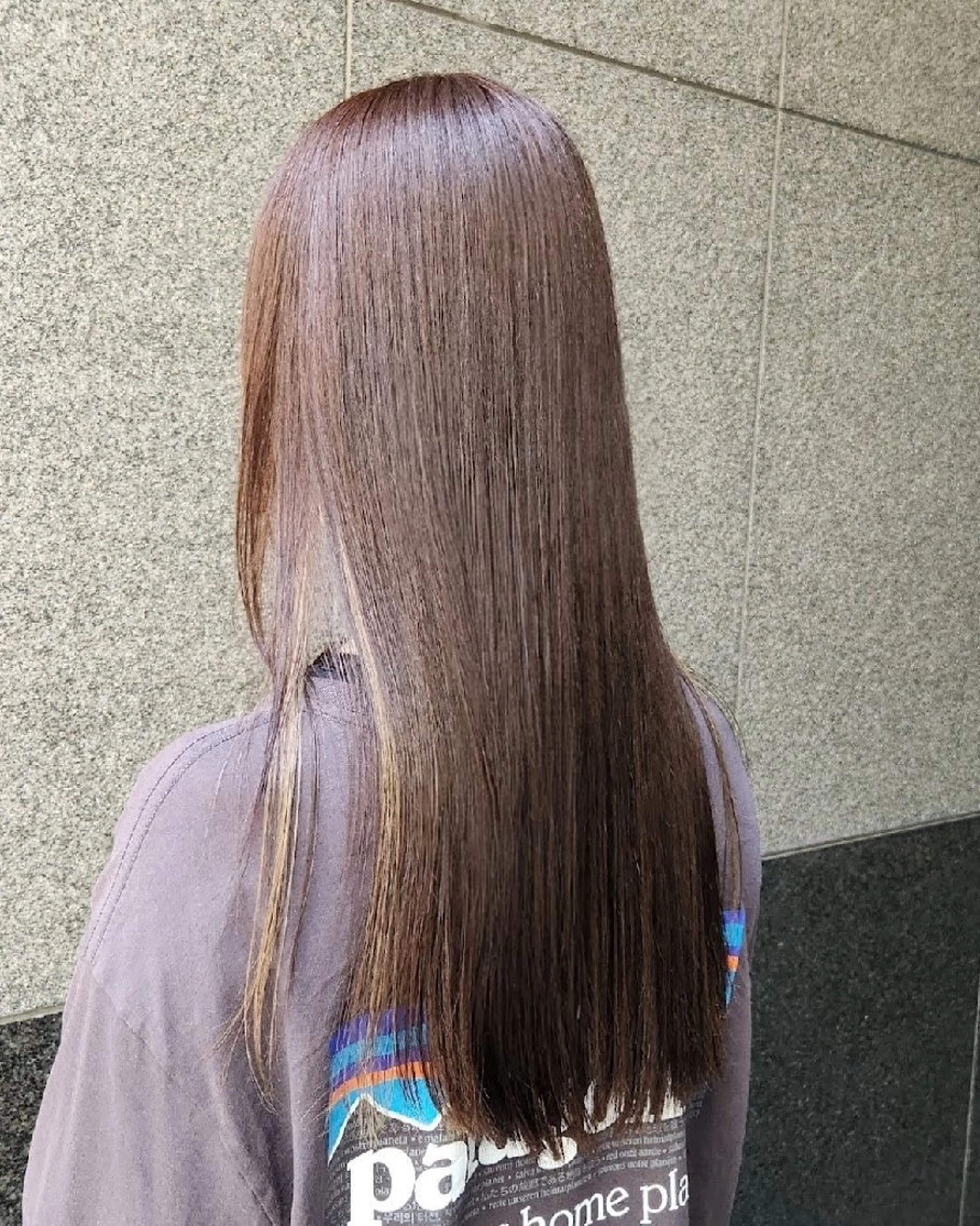 ロング 縮毛矯正 縮毛矯正 青木 力のヘアスタイル