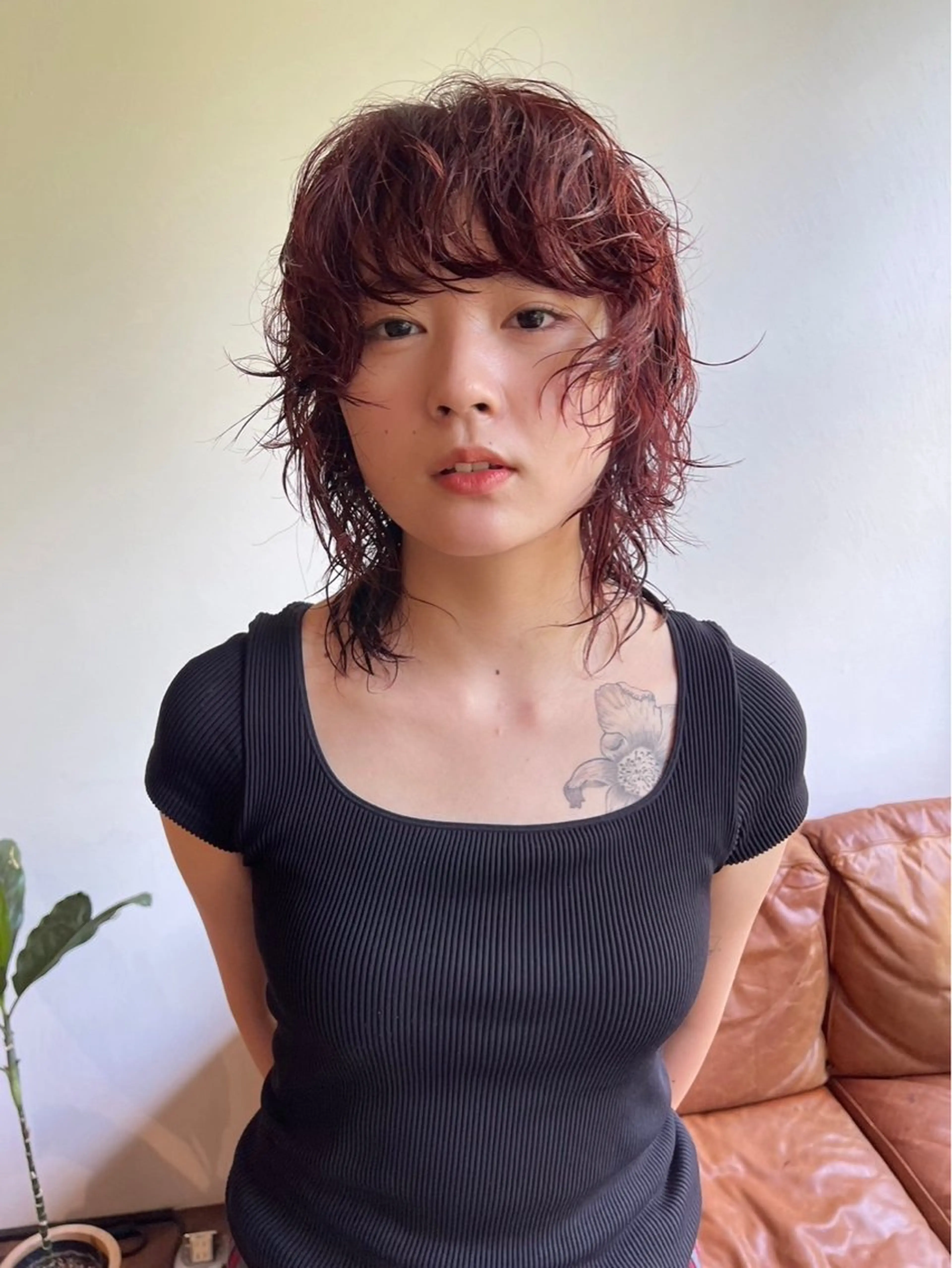 ミディアム カラー *♪ひなた ⋆カットモデル募集のヘアスタイル