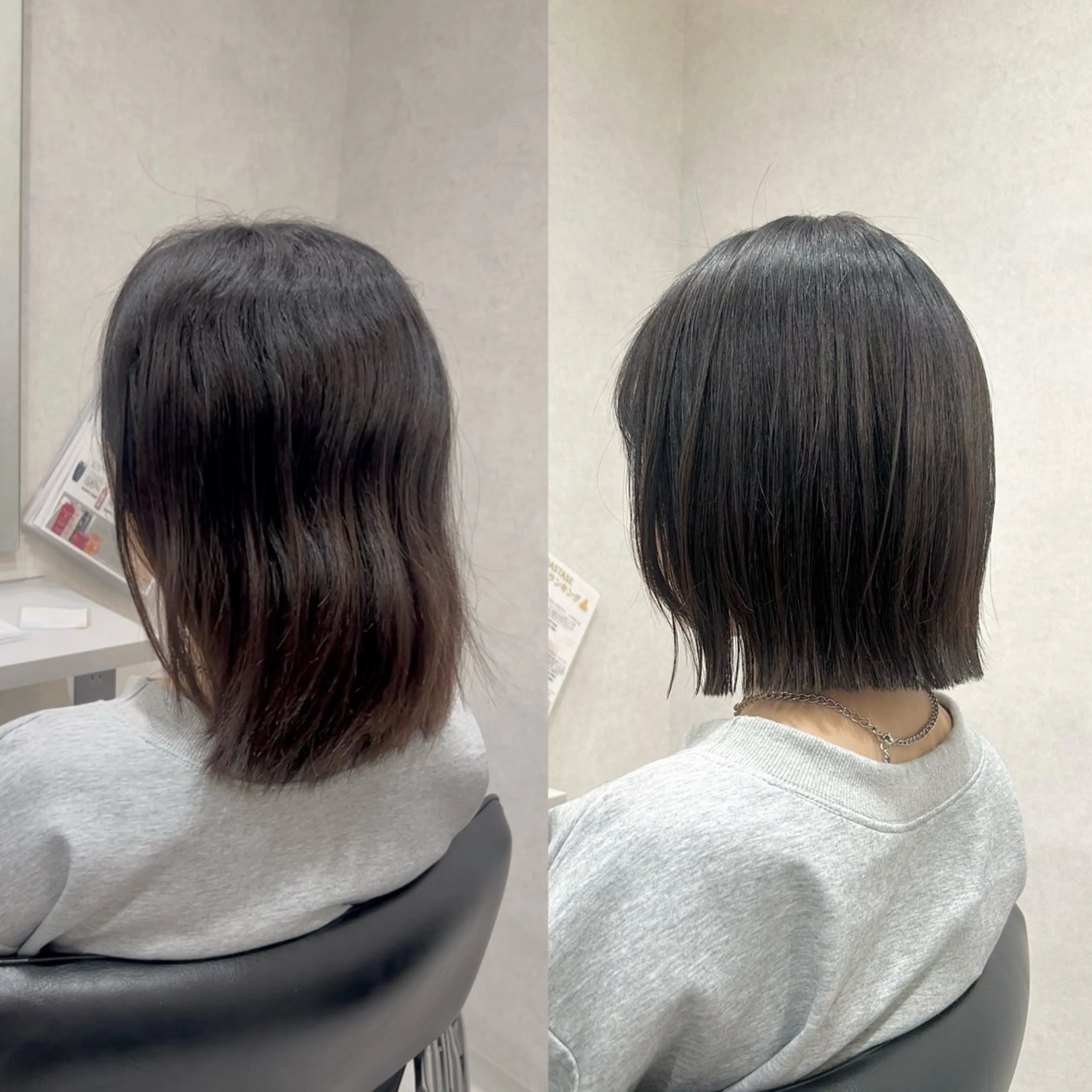 ショート ボブ 縮毛矯正 縮毛矯正 北林 佳乃のヘアスタイル
