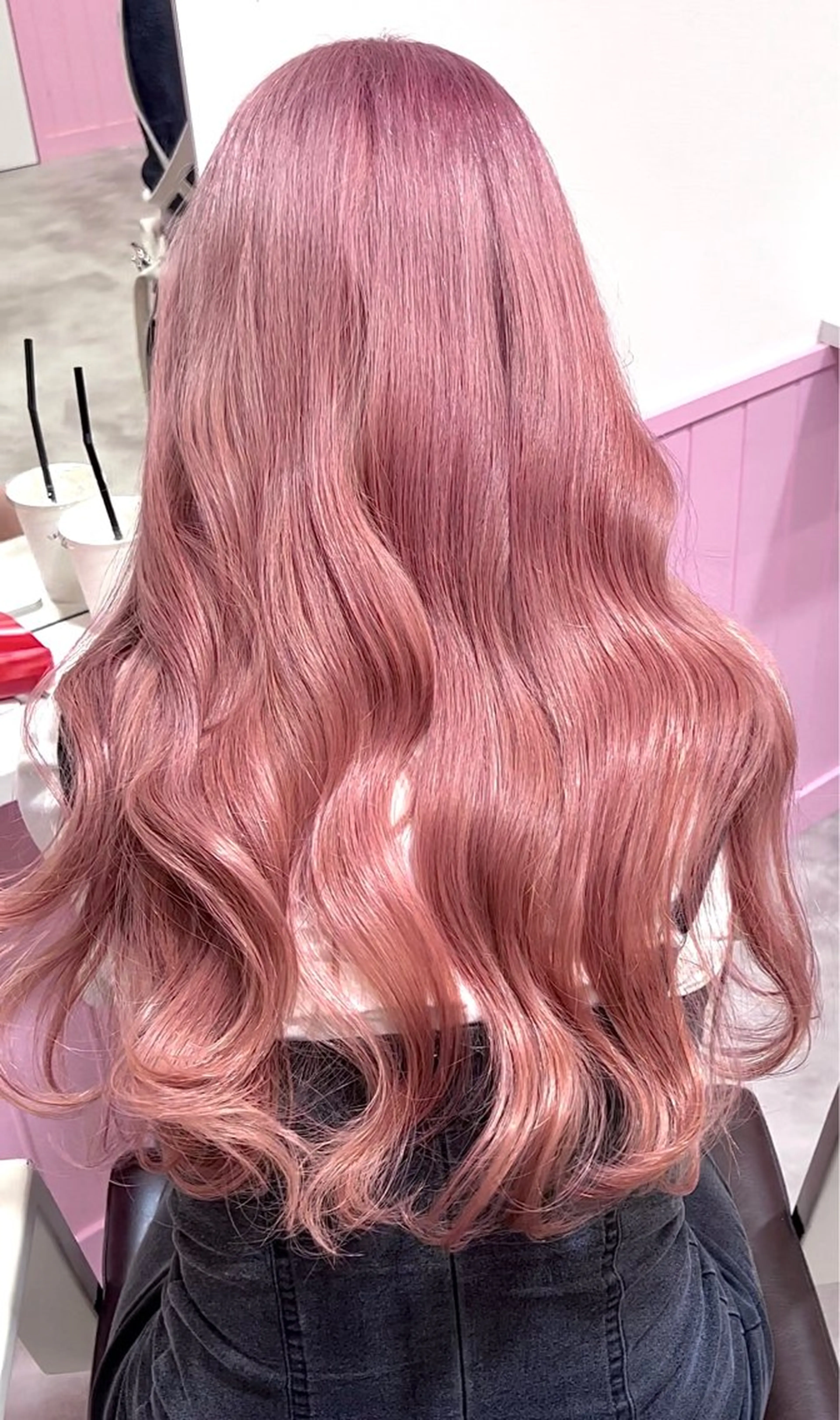 ロング ヘアカラー トリートメント ハイトーン♡ブリーチ ♡エクステ♡nanaのヘアスタイル