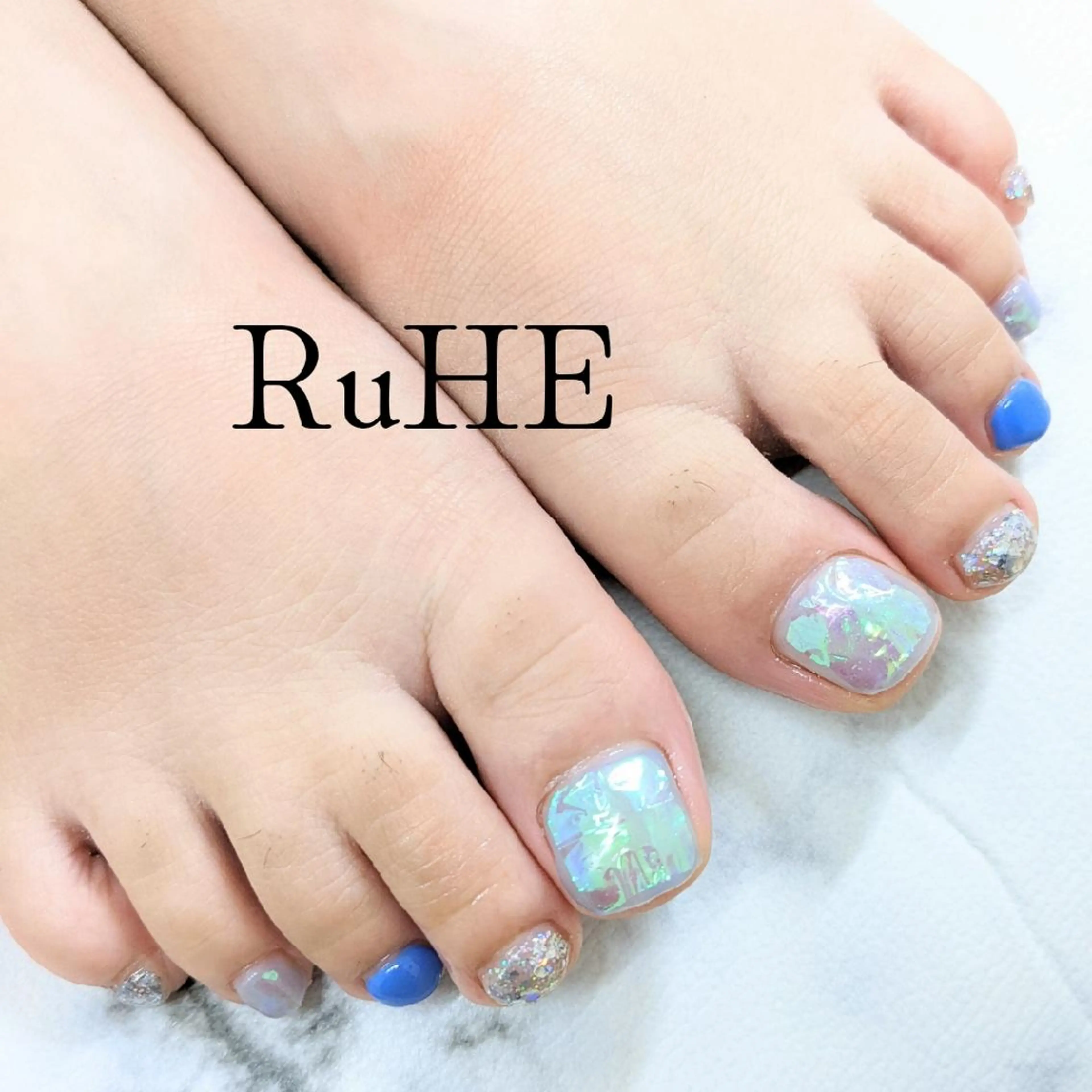ネイル アートネイル フットネイル RuHE （BB nail)のネイルデザイン