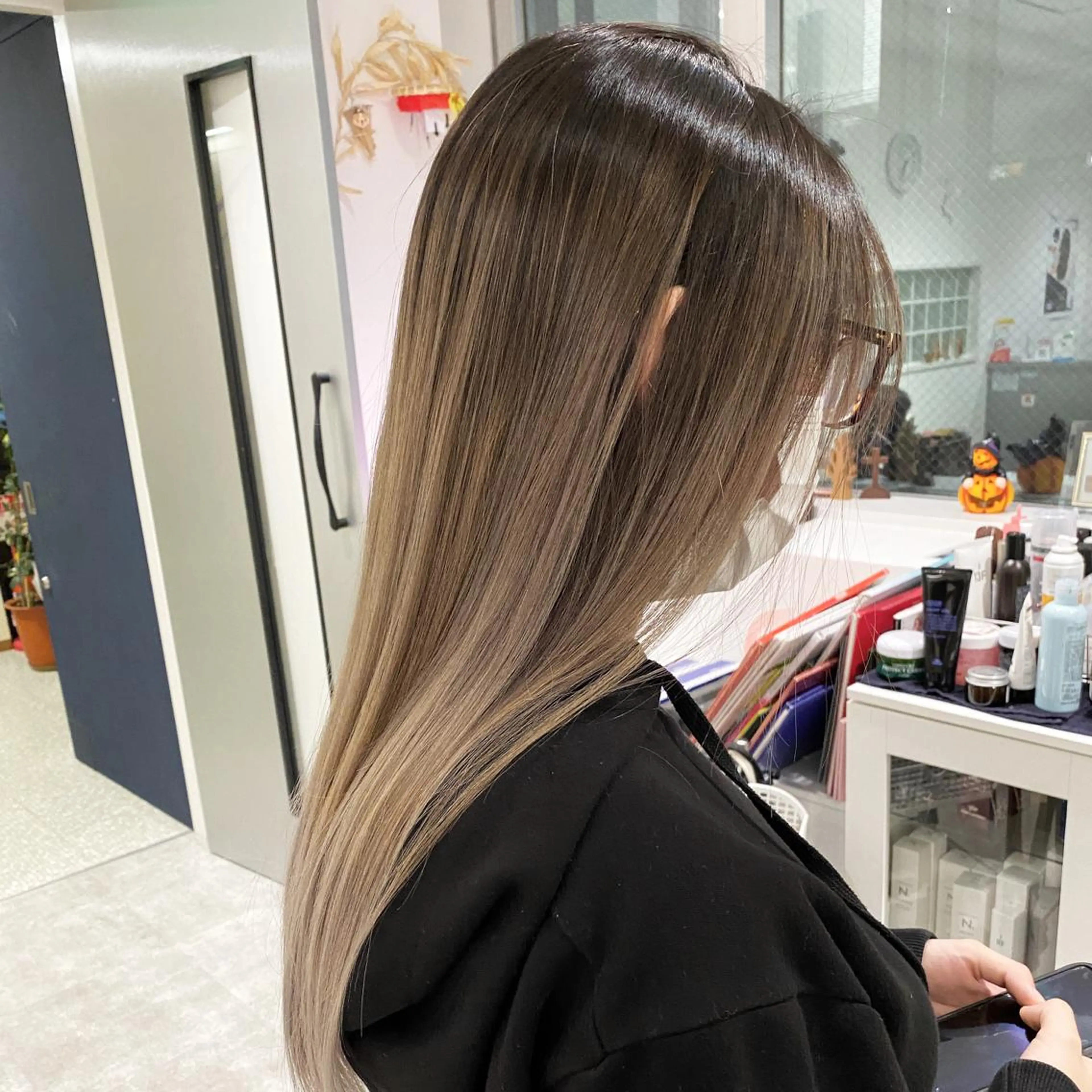 セミロング カラー JILBLAN京都 ショート/ハイライトのヘアスタイル