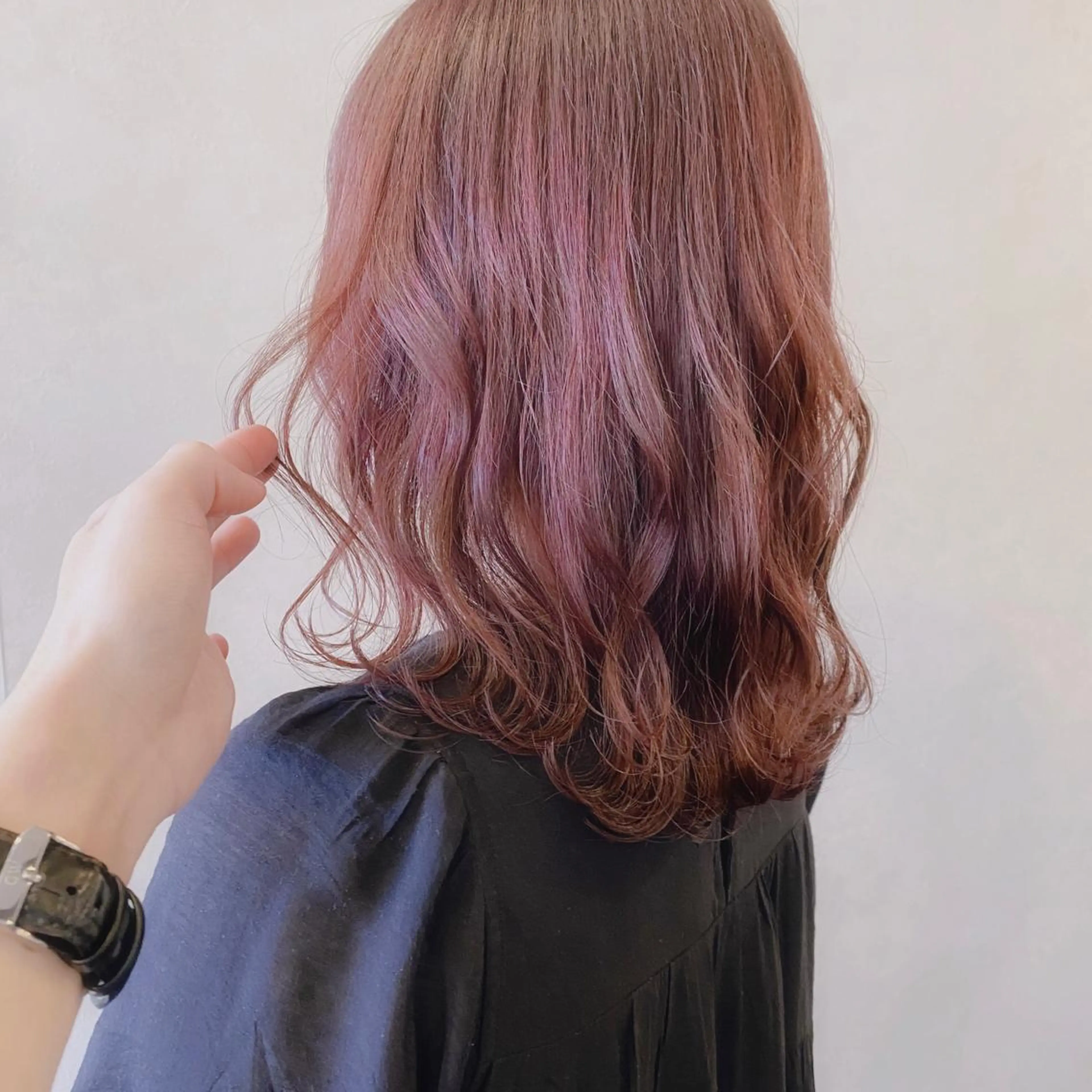 ミディアム ヘアカラー 💖透明感カラー HAYATO💖のヘアスタイル