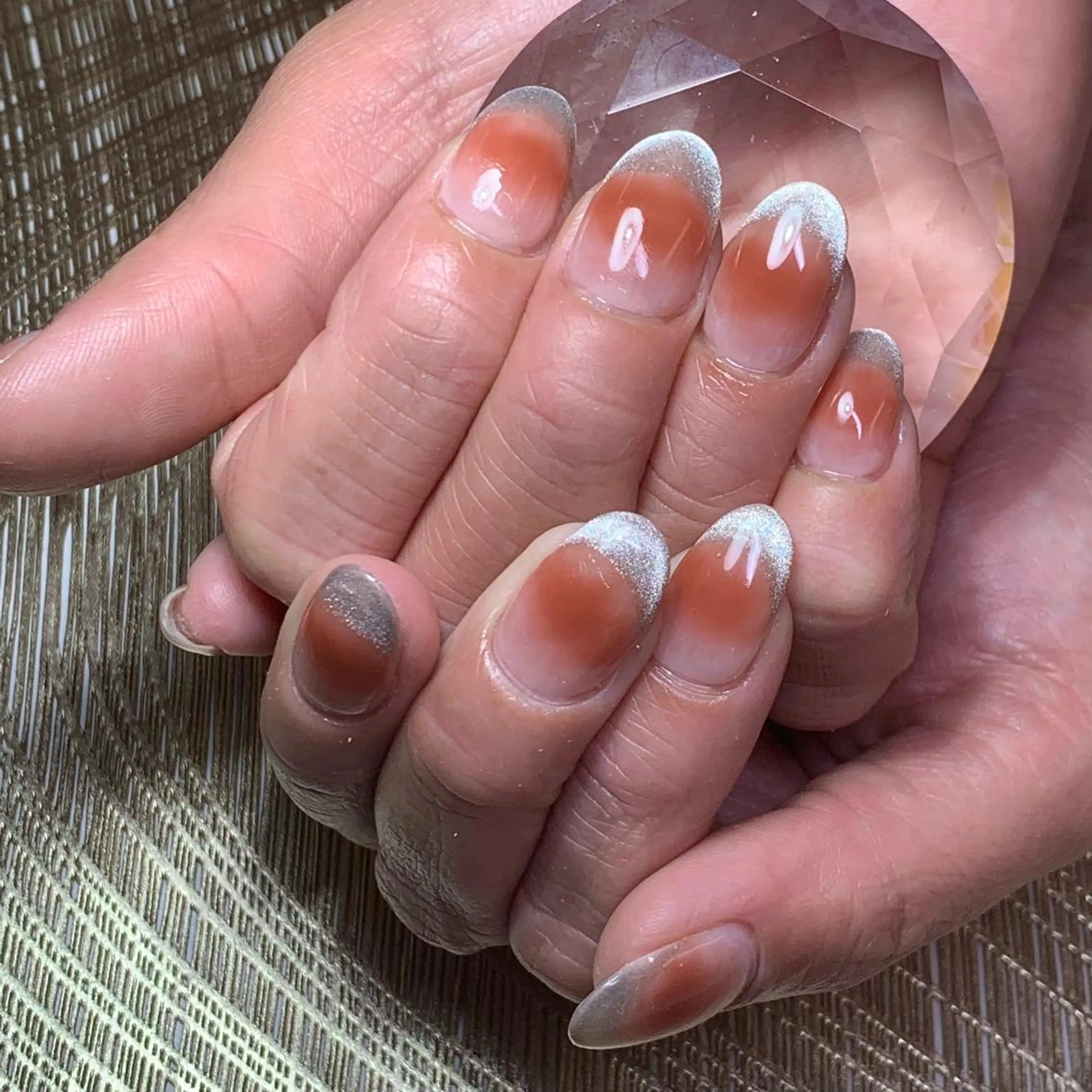 ネイル ハンドネイル καρδιά -ｶﾙﾃﾞｨｱ-のネイルデザイン