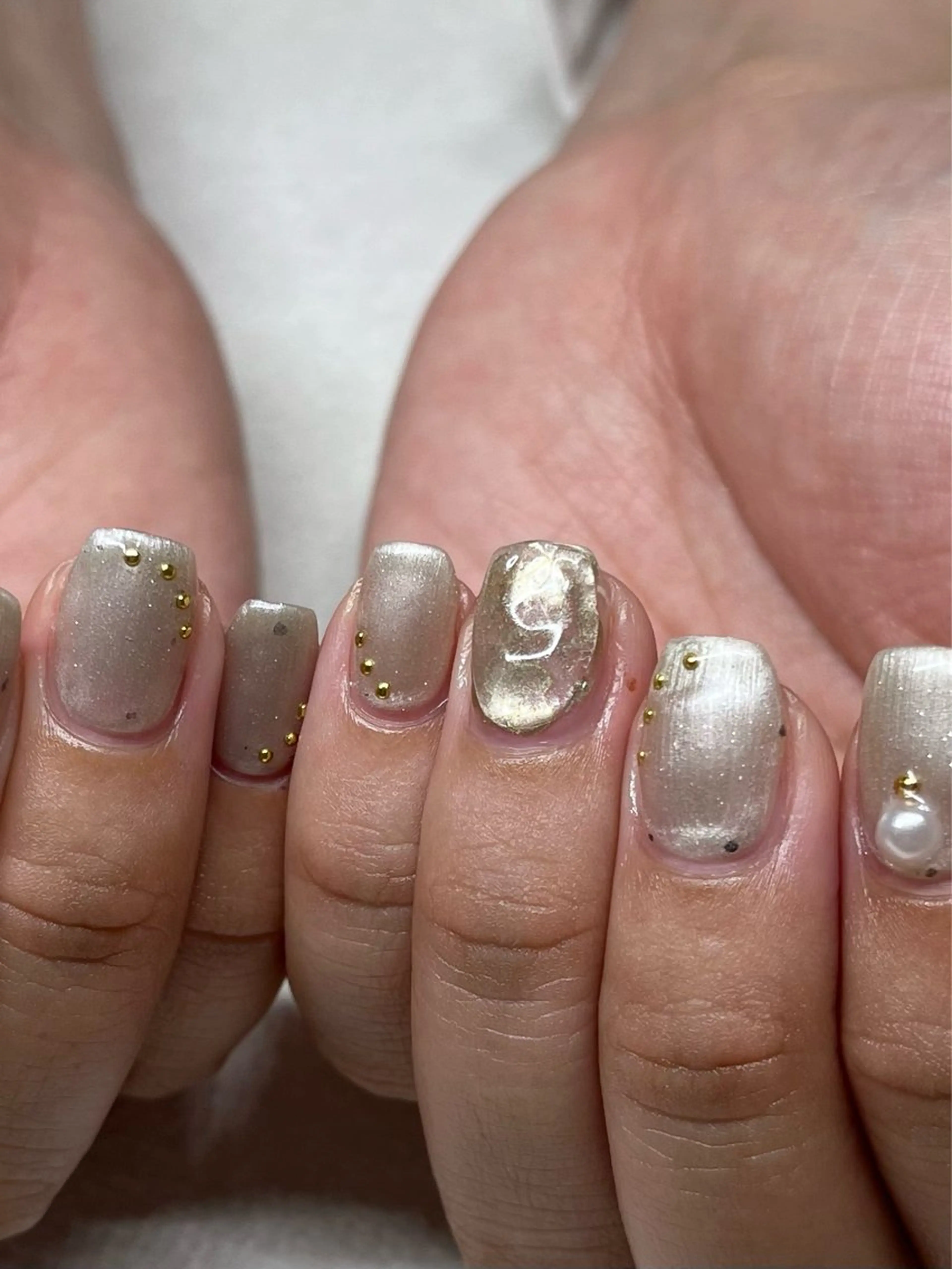 ネイル ホワイト HUU.所属・HUU. riko 二俣川のネイルデザイン