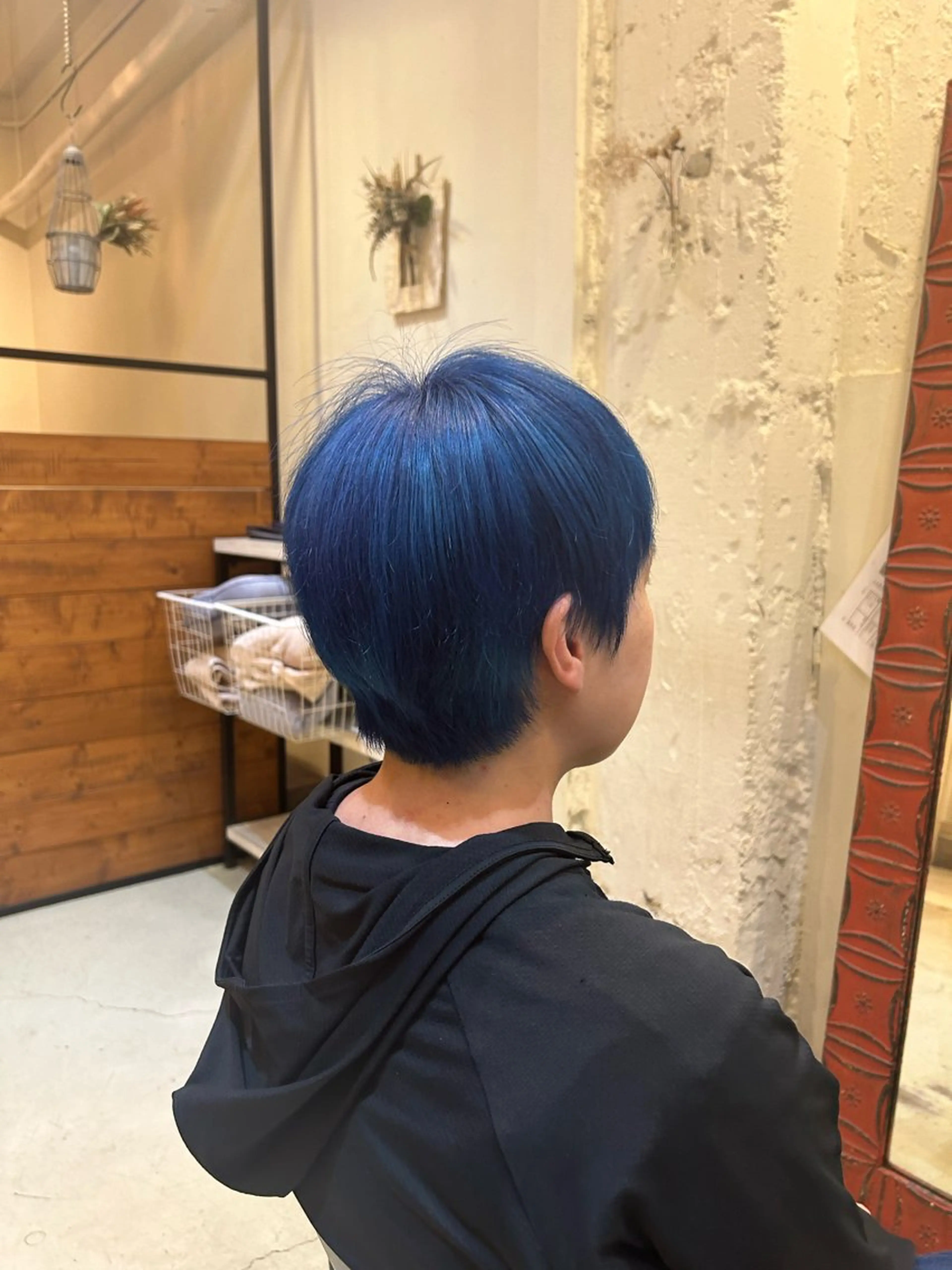 カラー ブルーカラー ダブルカラー ネイビーカラー ヘアカラー 🪴 Rimi🪴のヘアスタイル