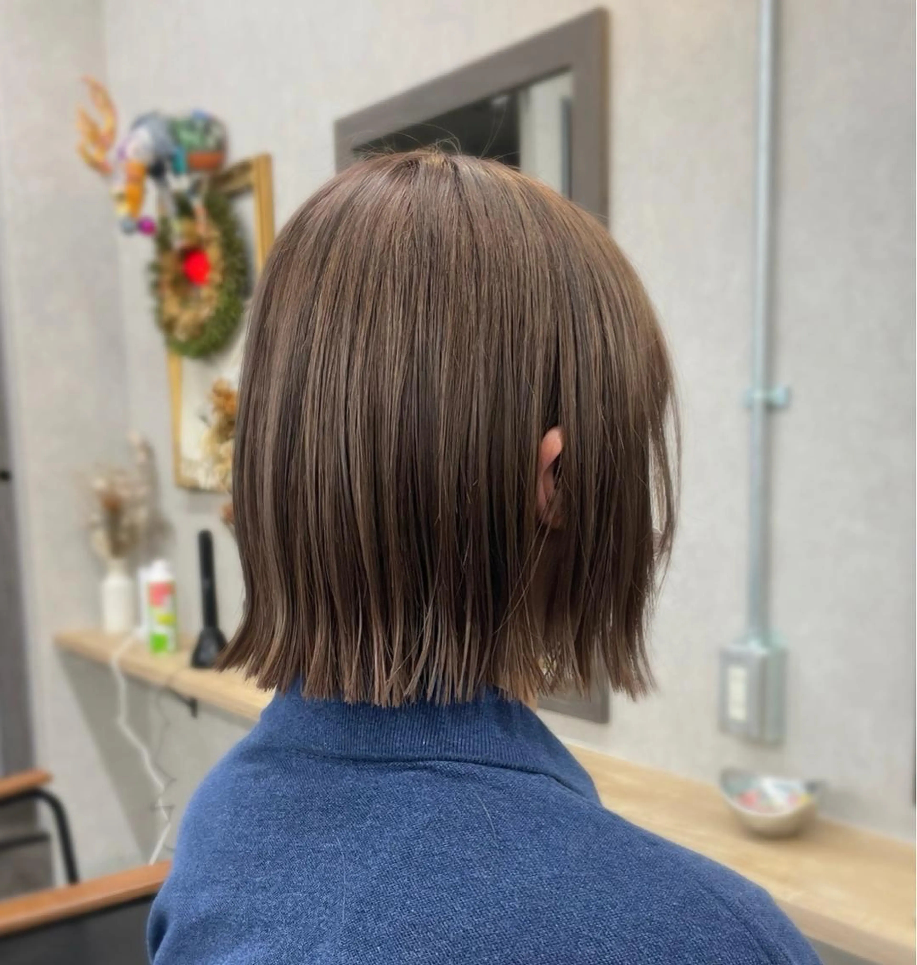 ショート カラー カット ヘアカラー トリートメント いなみね はるきのヘアスタイル