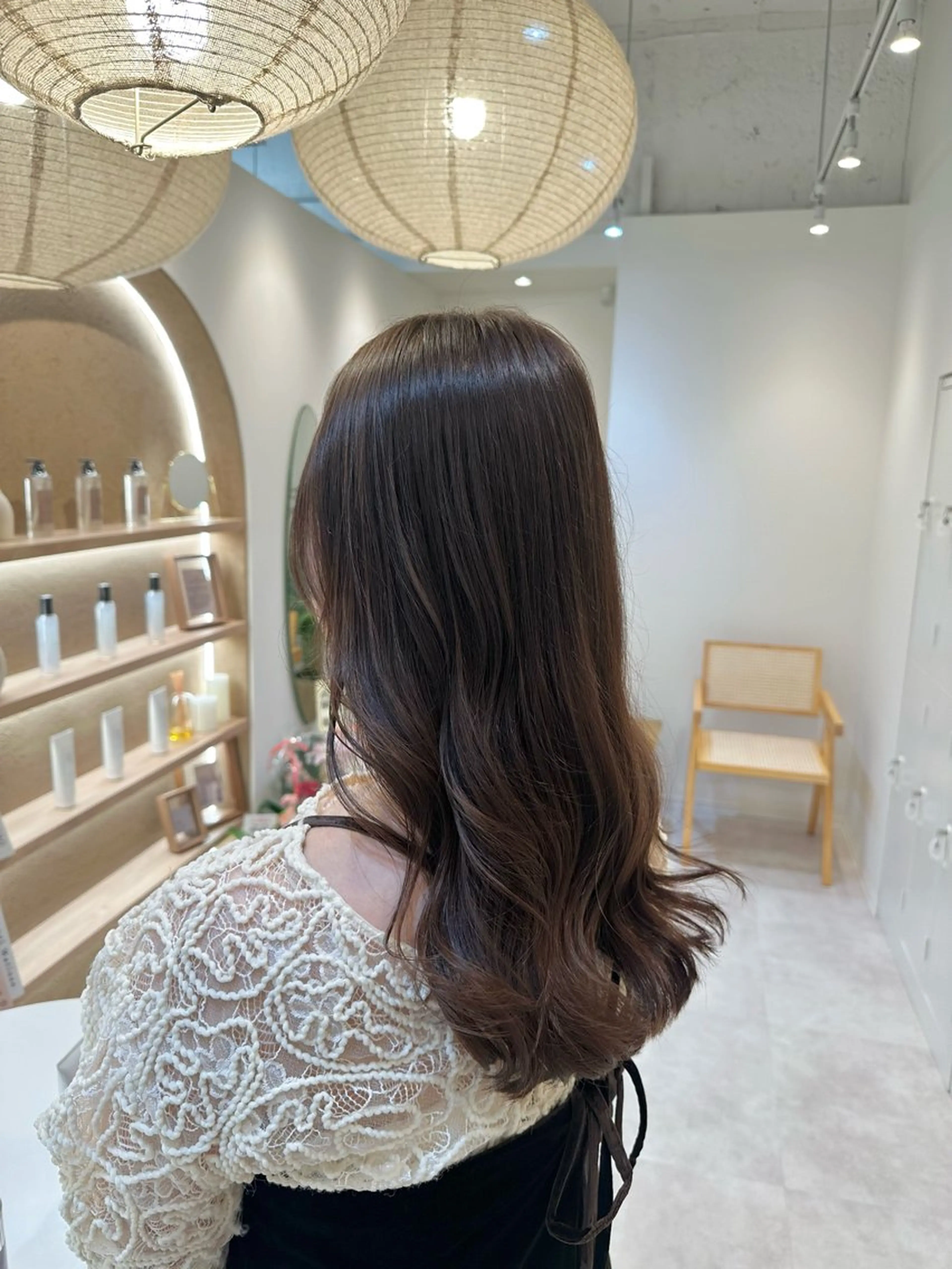 ロング カラー カット ヘアカラー トリートメント 縮毛矯正/髪質改善 レイヤー/山内健太郎のヘアスタイル