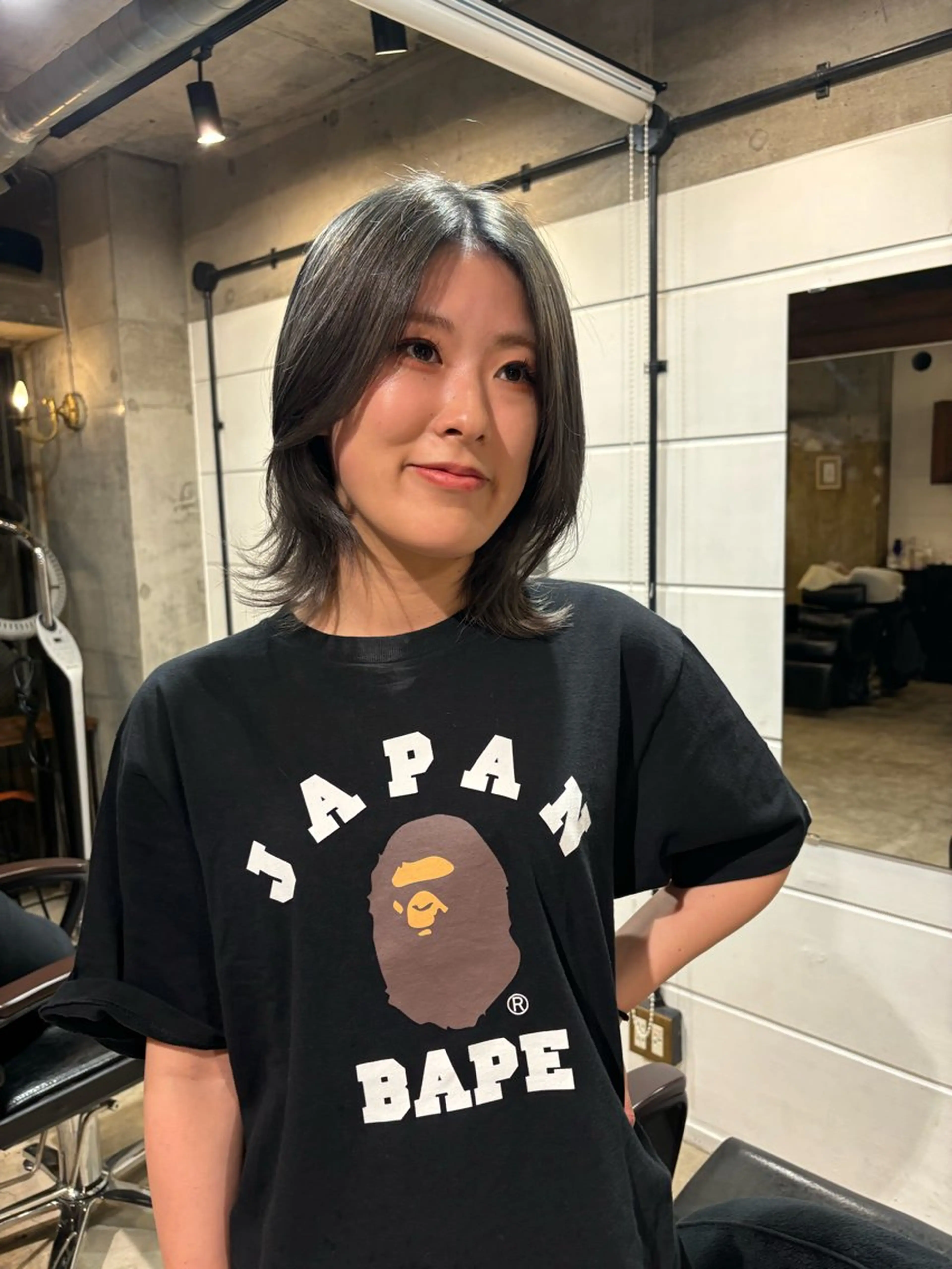 カラー Elme所属・デビュー前割引中🔥 平口はのんのヘアスタイル