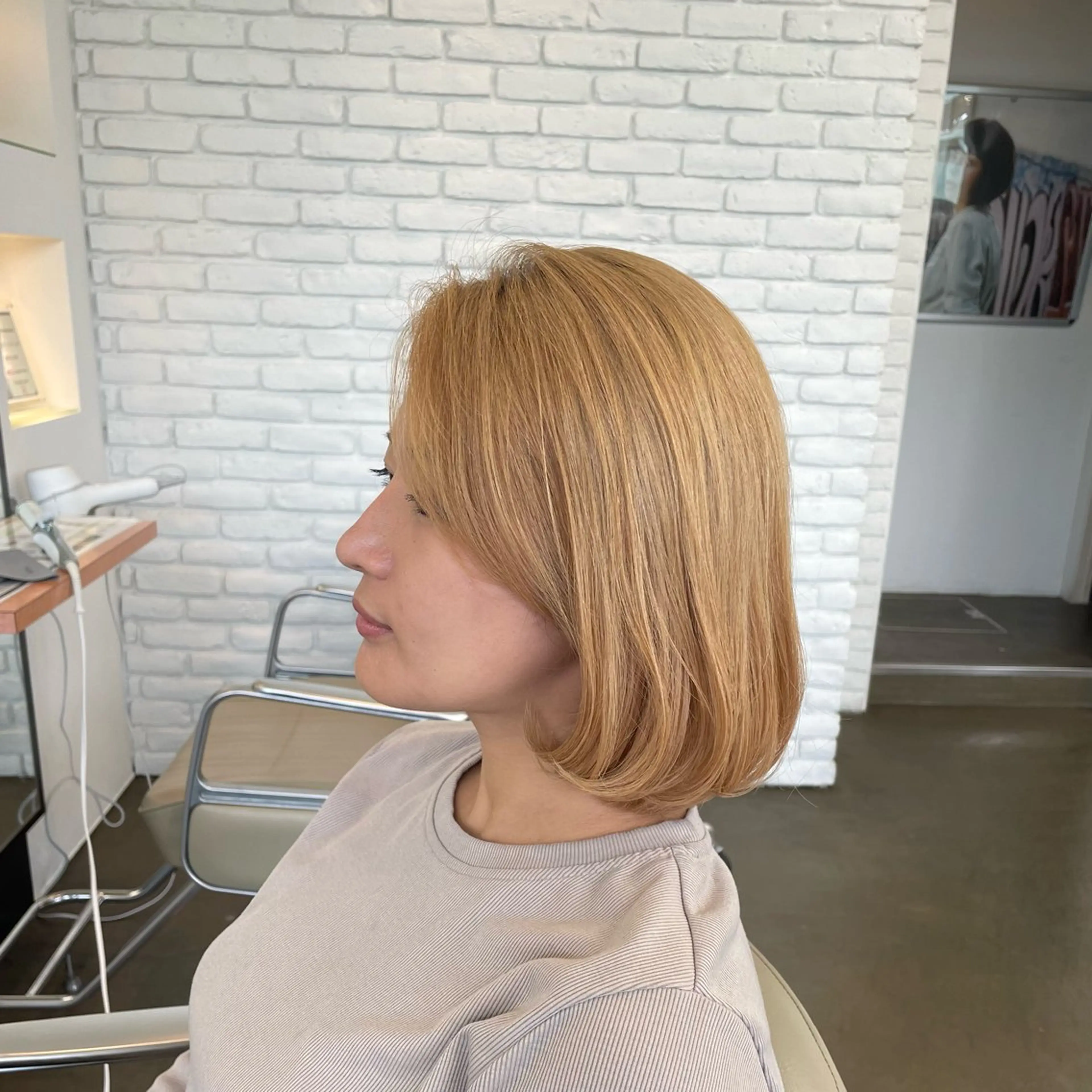 ショート ボブ ショートヘア カット トリートメント ヘアセット 🍑まき/カット /髪質改善カラー🍑のヘアスタイル