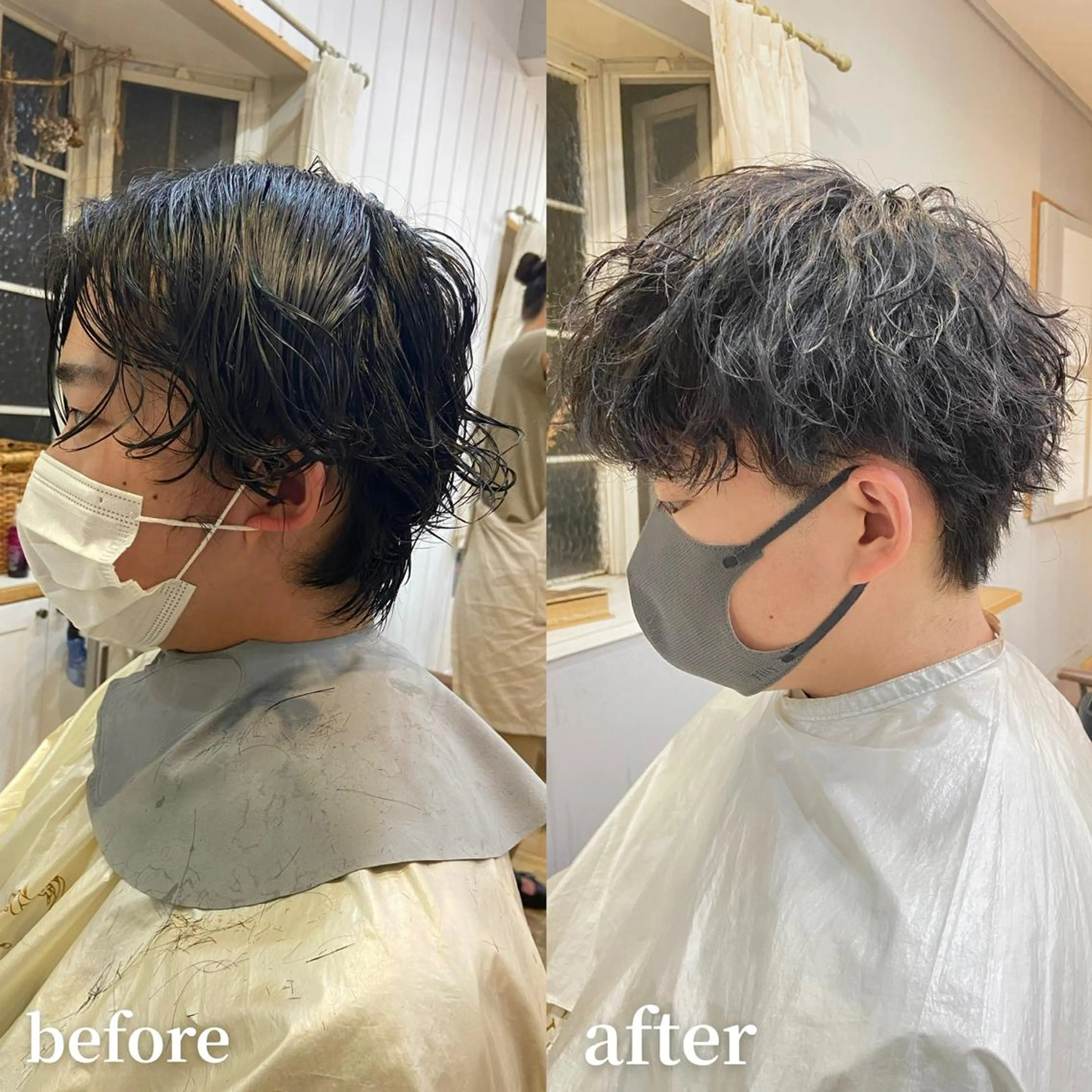 ショート パーマ メンズ 【メンズ特化】 村越　匡徒のヘアスタイル