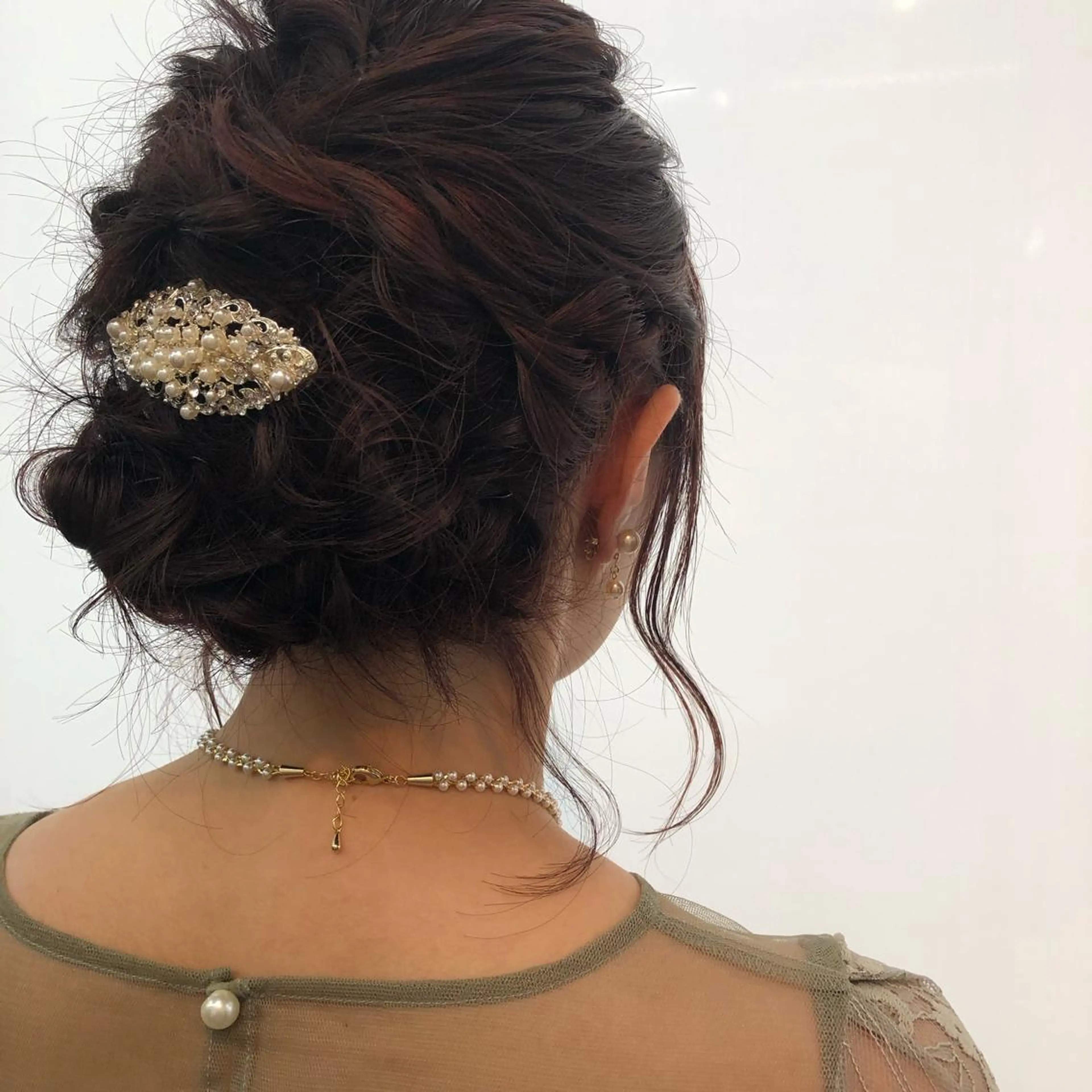 ヘアアレンジ ヘアセット 青とそら いしざかのヘアスタイル