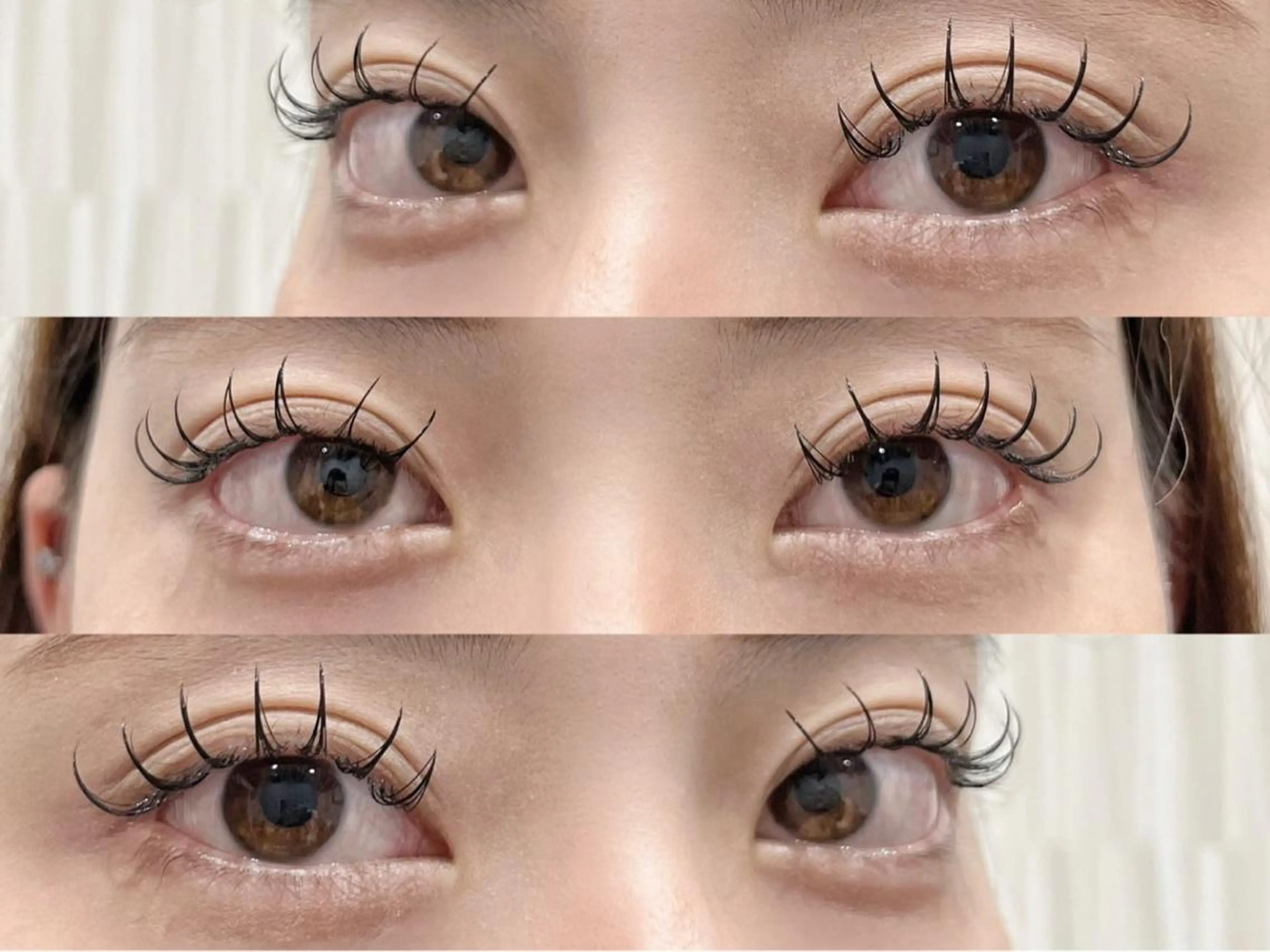 マツエク・マツパ フラットラッシュ 川瀬 あおいのマツエク・マツパデザイン