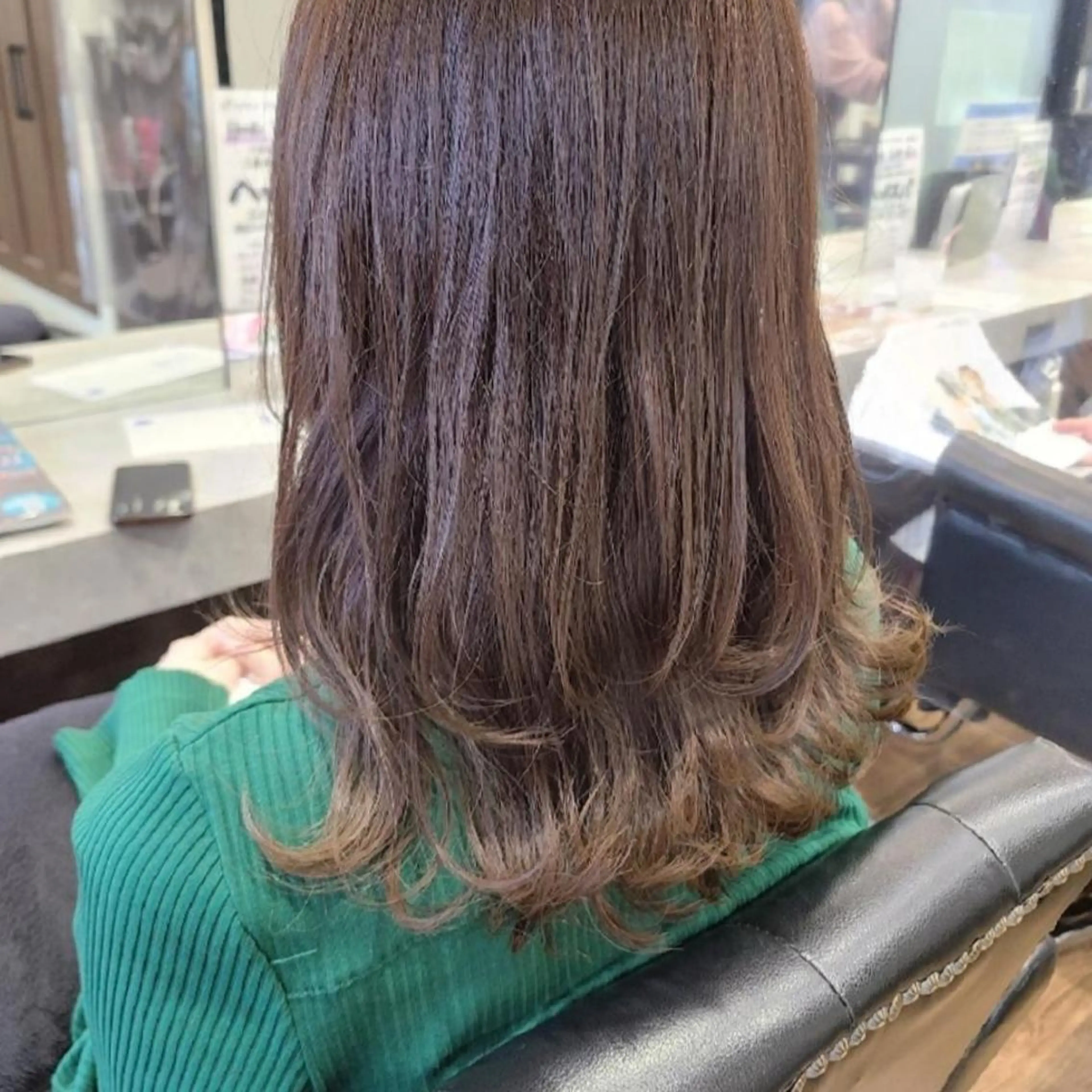 カラー ロング ヘアカラー トリートメント 関口 友菜のヘアスタイル