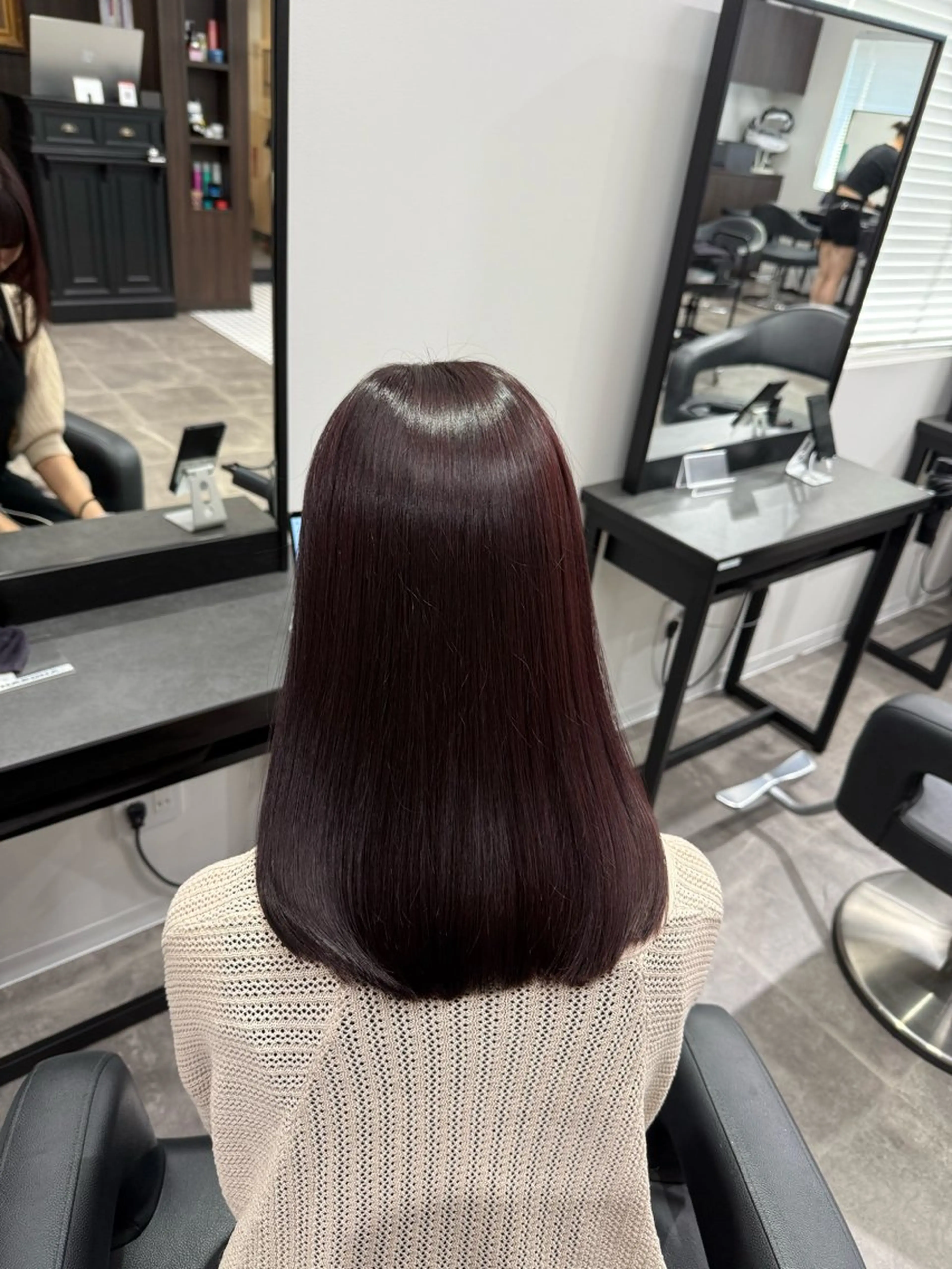 ロング カラー ヘアアレンジ ヘアカラー トリートメント 💗暖色特化ピンク/ 赤髪💗HARUNAのヘアスタイル