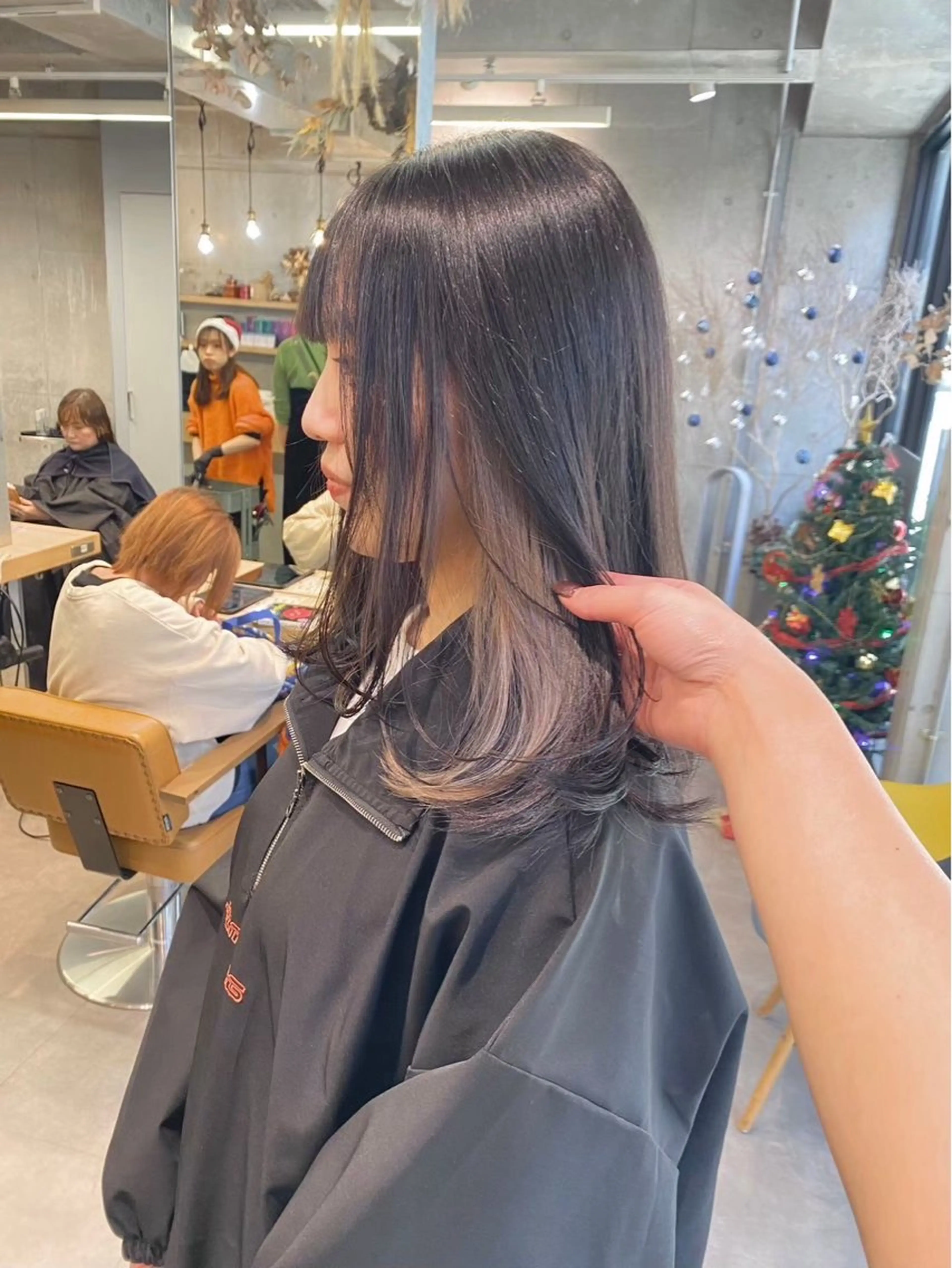 ロング カラー インナーカラー トリートメント 🌻clam.ゆな ／経堂／艶カラー🌻のヘアスタイル