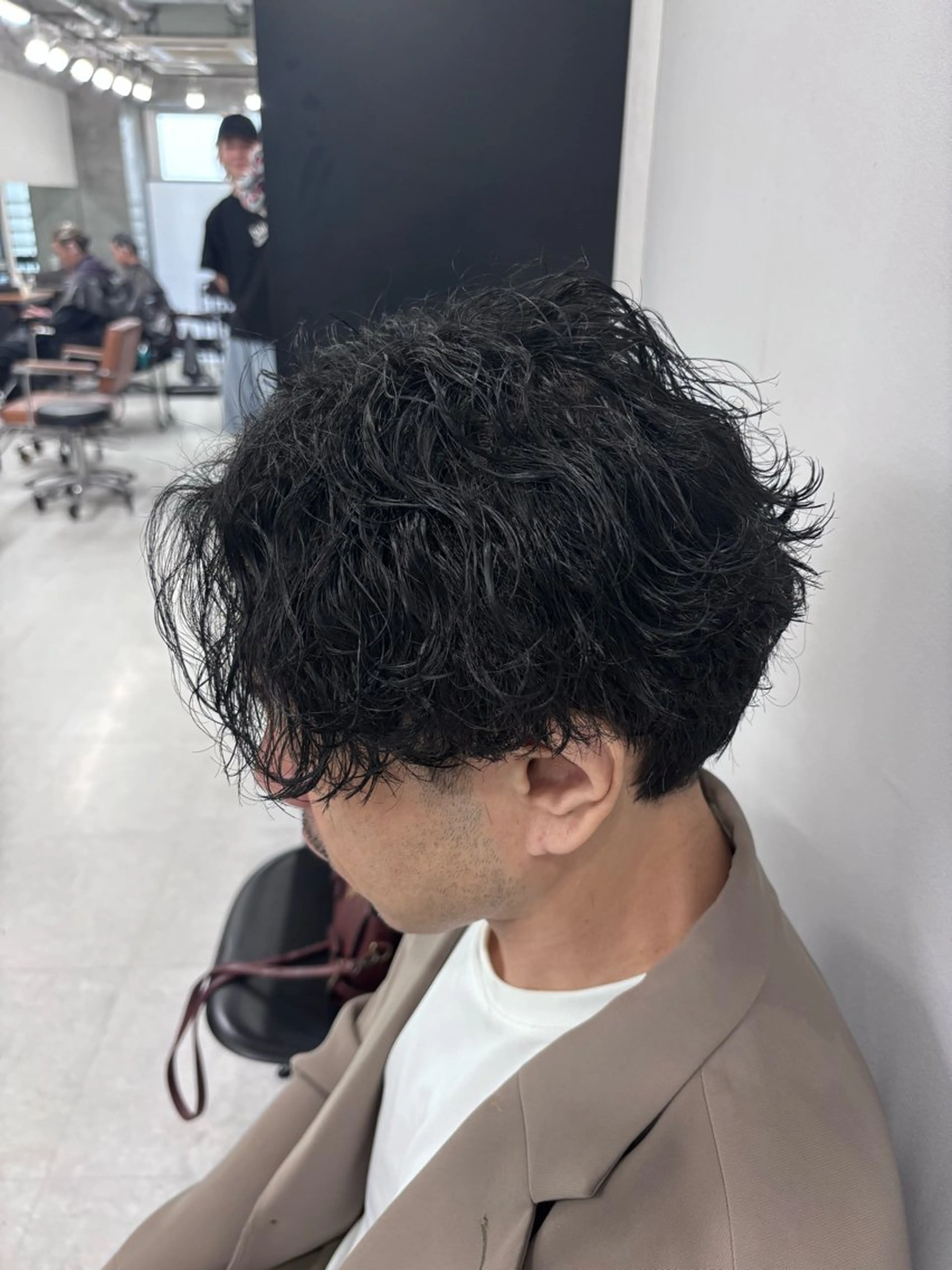 パーマ メンズ カット パーマ 韓国パーマ特化 🇰🇷yutoのヘアスタイル