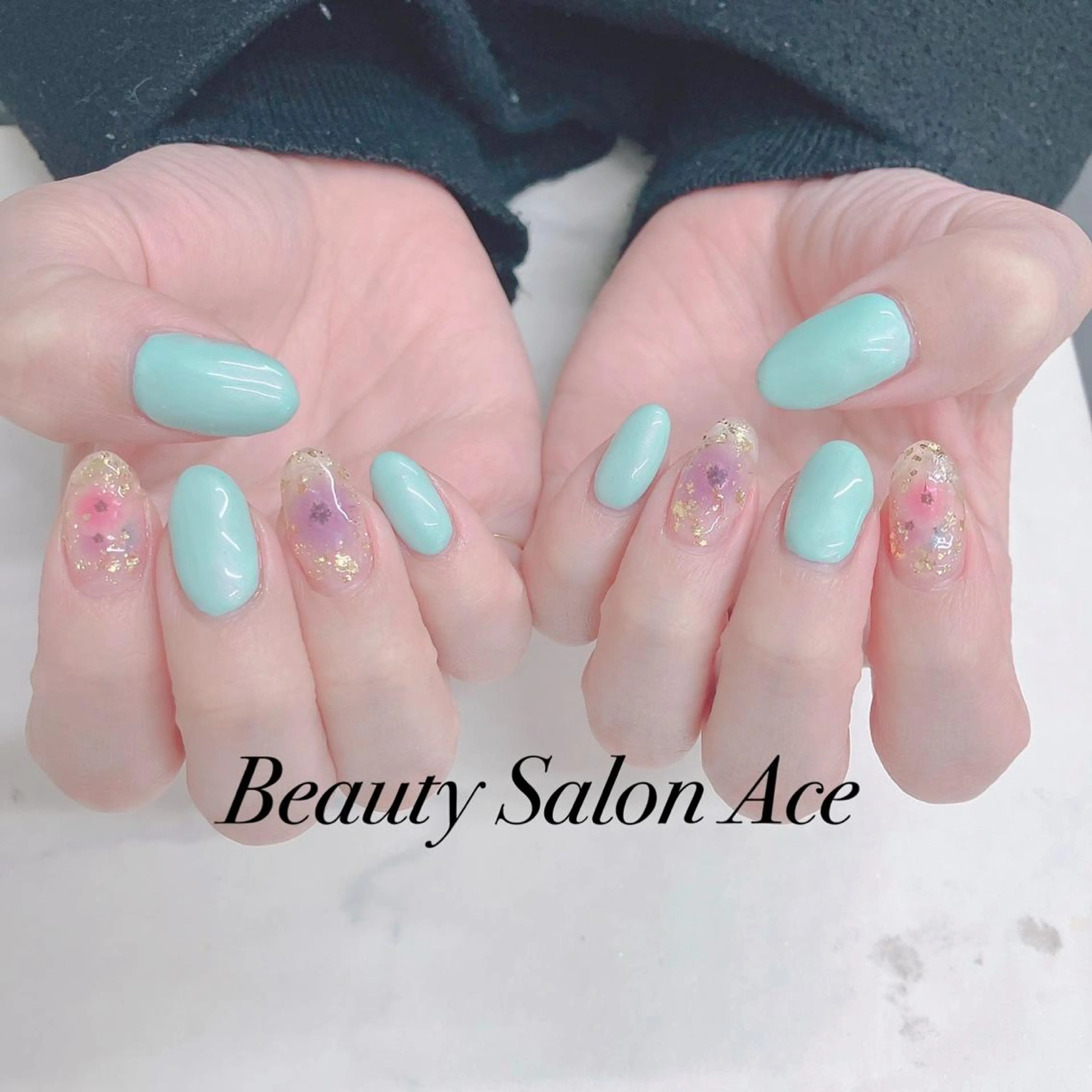 ネイル メンズネイル 春ネイル ハンドネイル ハンドケア Beauty Salon Ace(ネイルサロン エース)所属・池袋フィルイン Ace♡長さだしのネイルデザイン