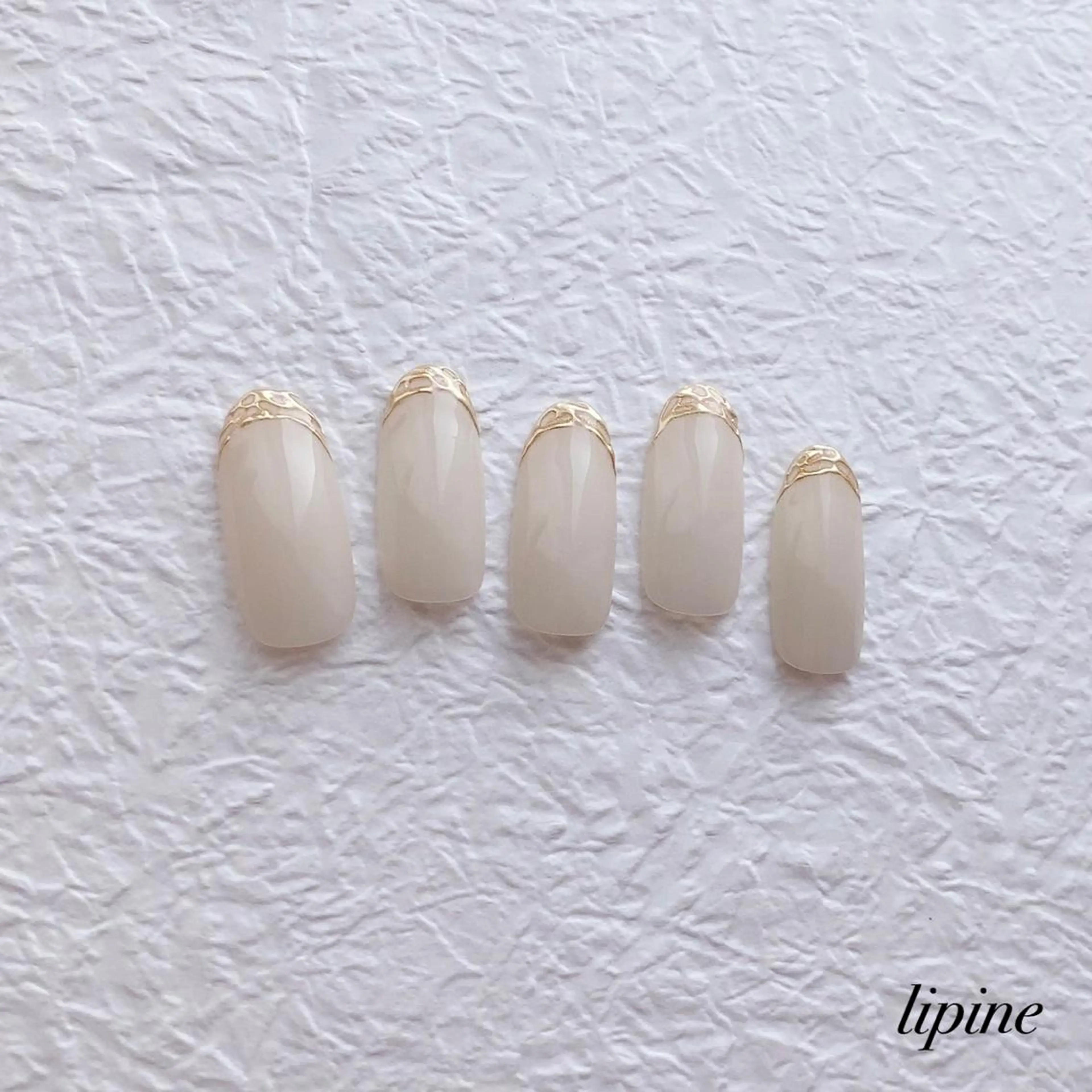 ネイル フレンチネイル ミラーネイル ネイルサロン lipineのネイルデザイン