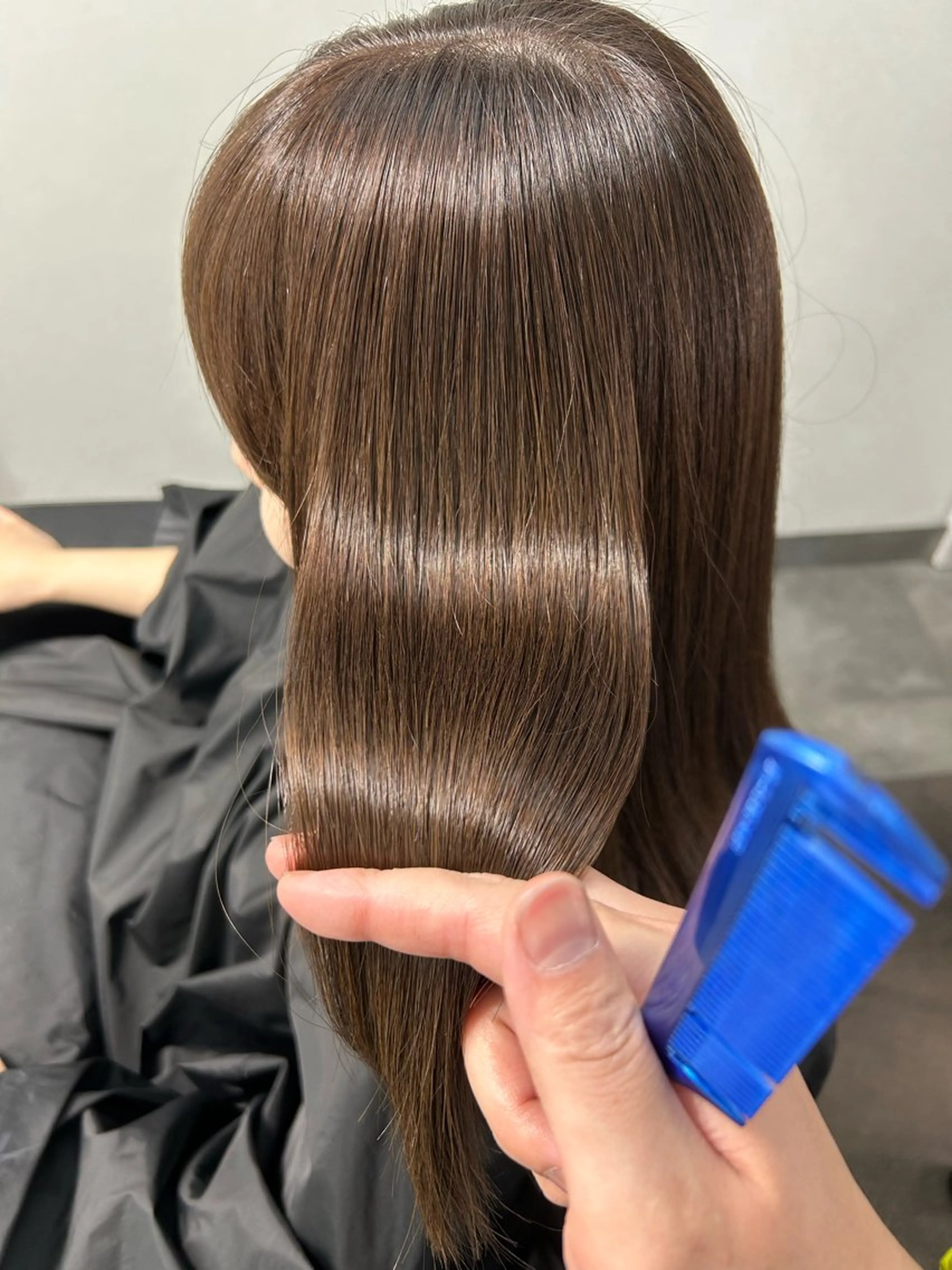 カット+クオライン縮毛矯正+BYKARTEトリートメントの写真