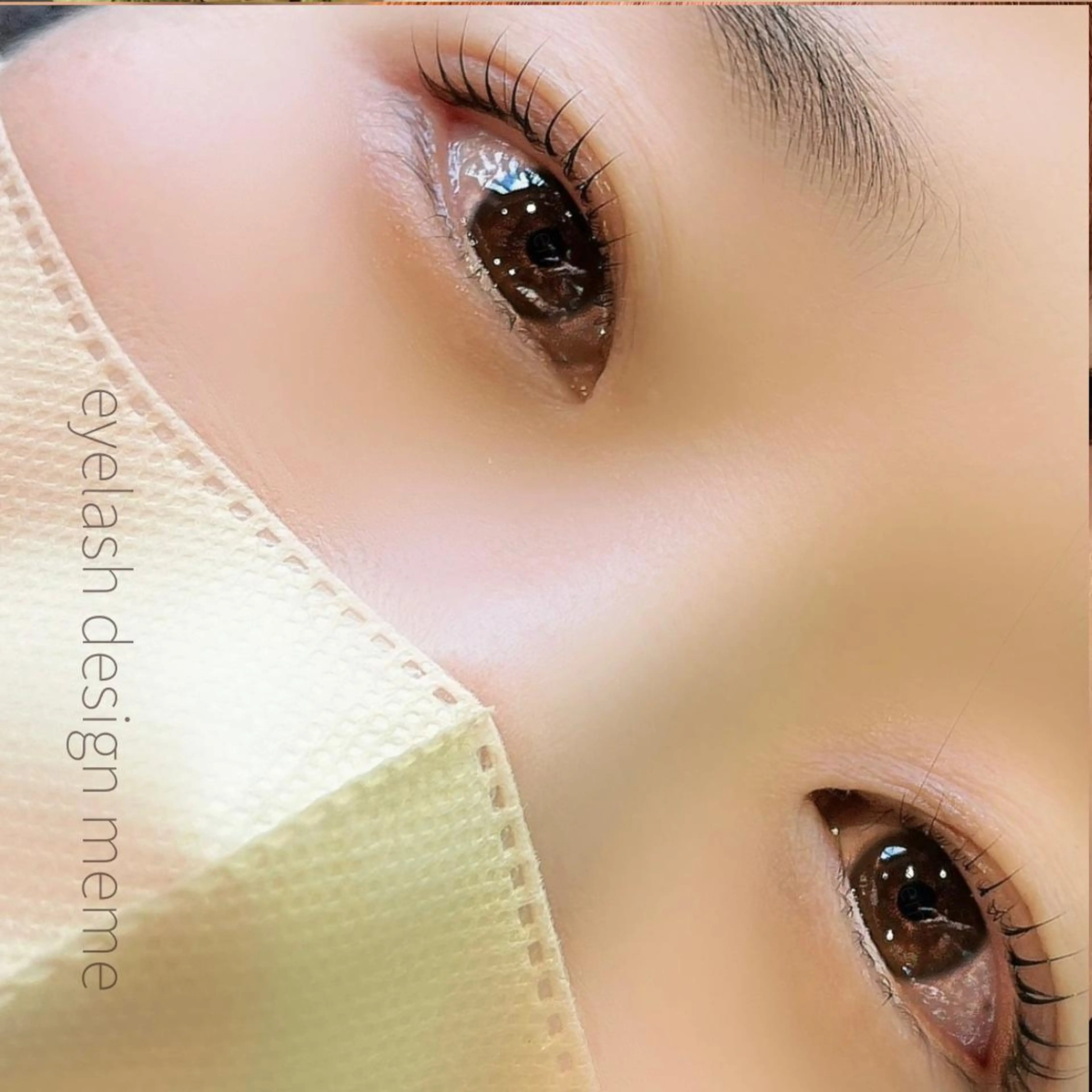 マツエク・マツパ 一重×まつ毛パーマ meme erinaのマツエク・マツパデザイン