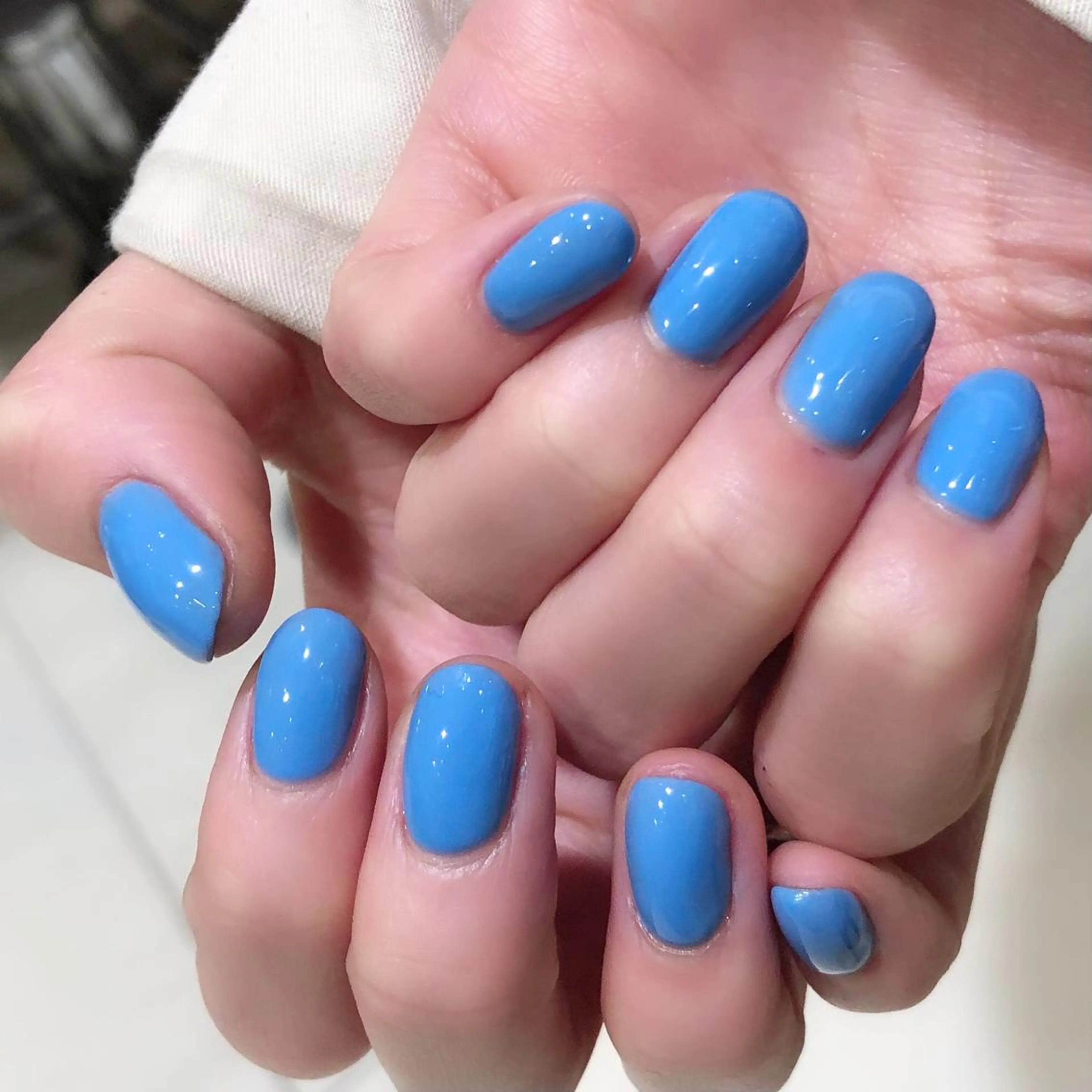 ネイル ジェルネイル ワンカラーネイル 桜 成美のエステ・リラクイメージ