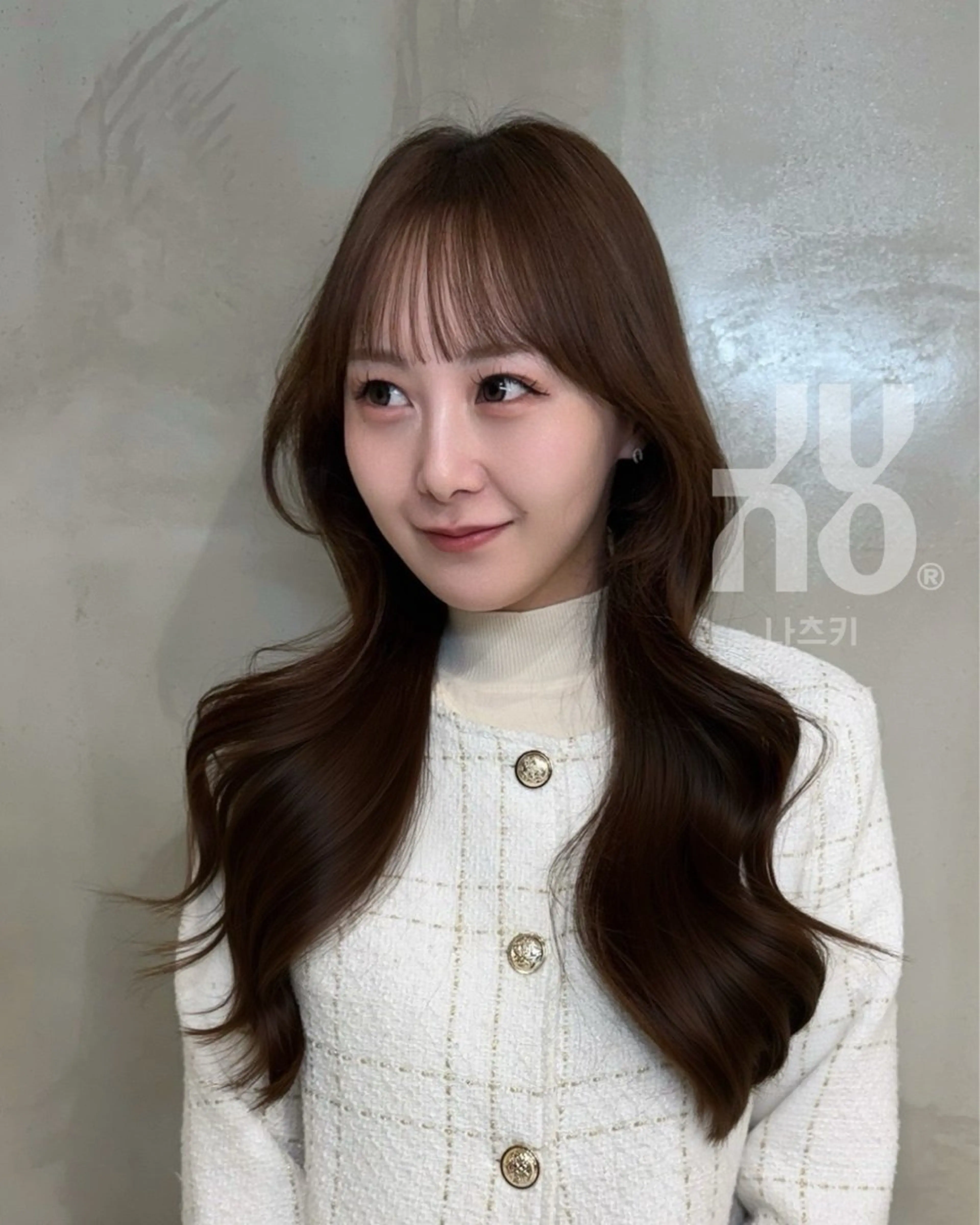 ロング カラー 韓国風ヘア レイヤーカット ロング カット ヘアカラー 韓国レイヤー🪽 無重力パーマナツキのヘアスタイル