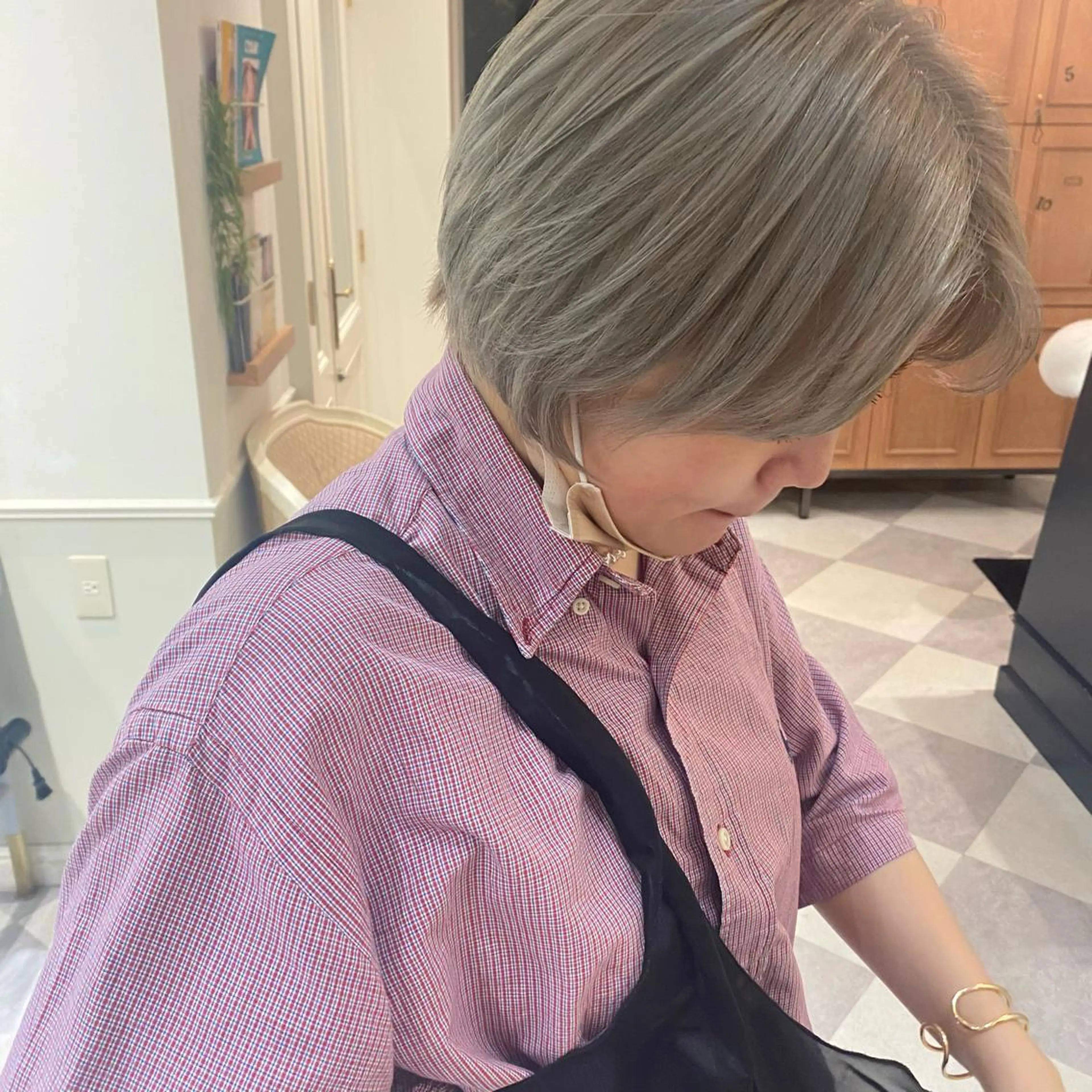 ショート ena/ブリーチなし 暖色・ベージュ🎀のヘアスタイル