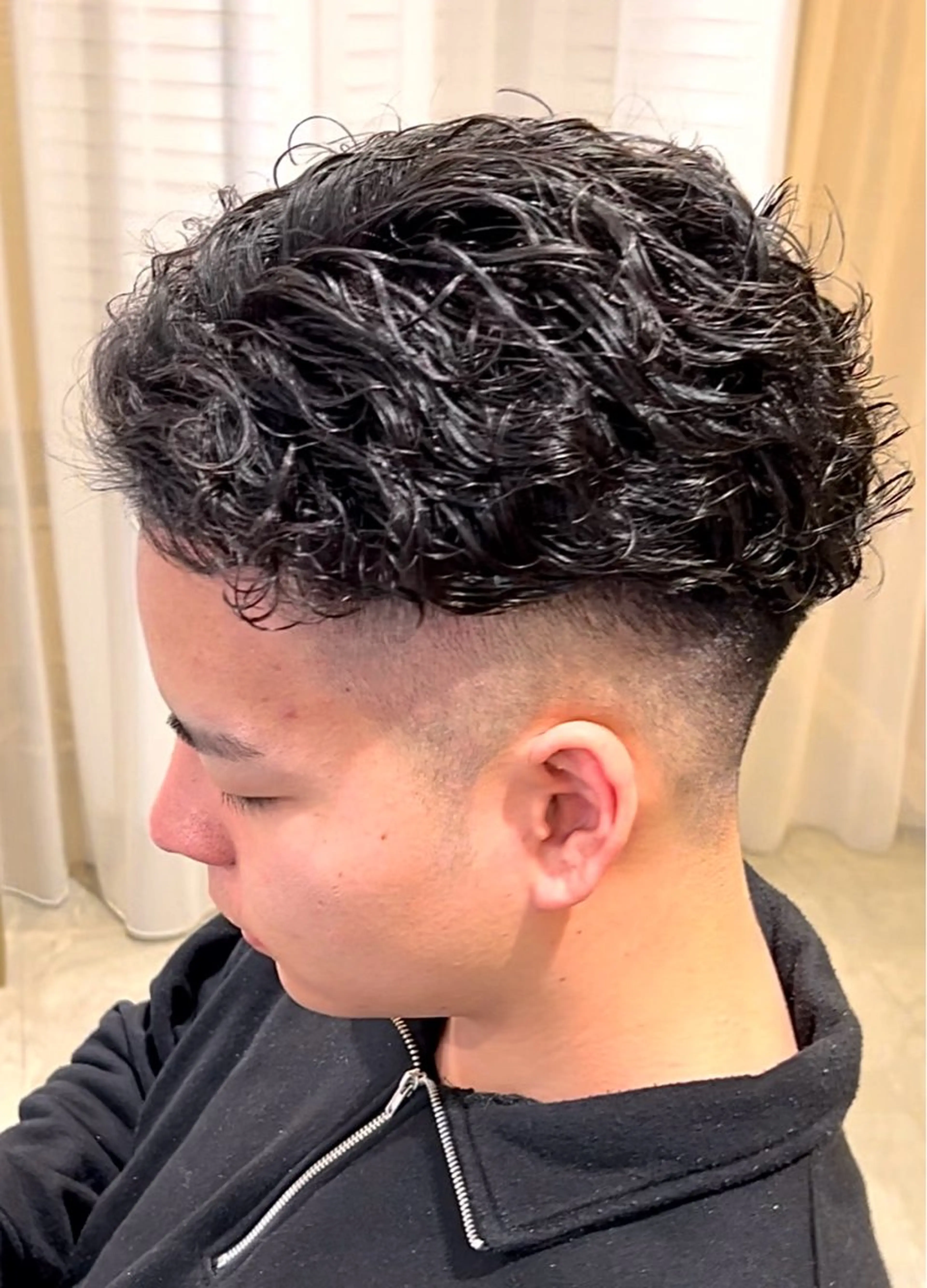 ショート パーマ メンズ men’s salon NOA solte. 【メンズサロン ノアソルテ】所属・メンズパーマ職人 加藤 弘貴のヘアスタイル