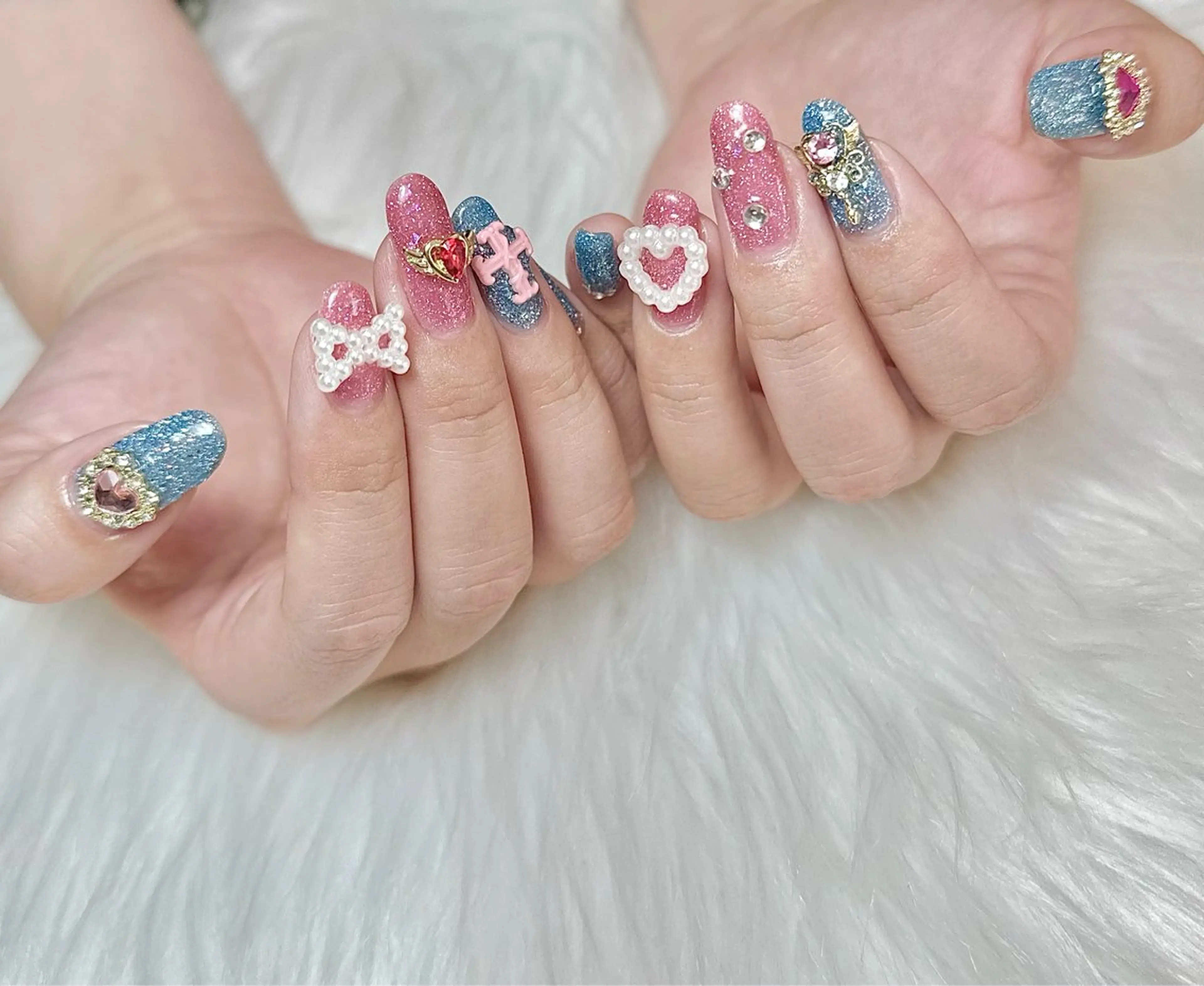 ネイル フラッシュネイル ジェルネイル m_nail所属・O Mayaのネイルデザイン