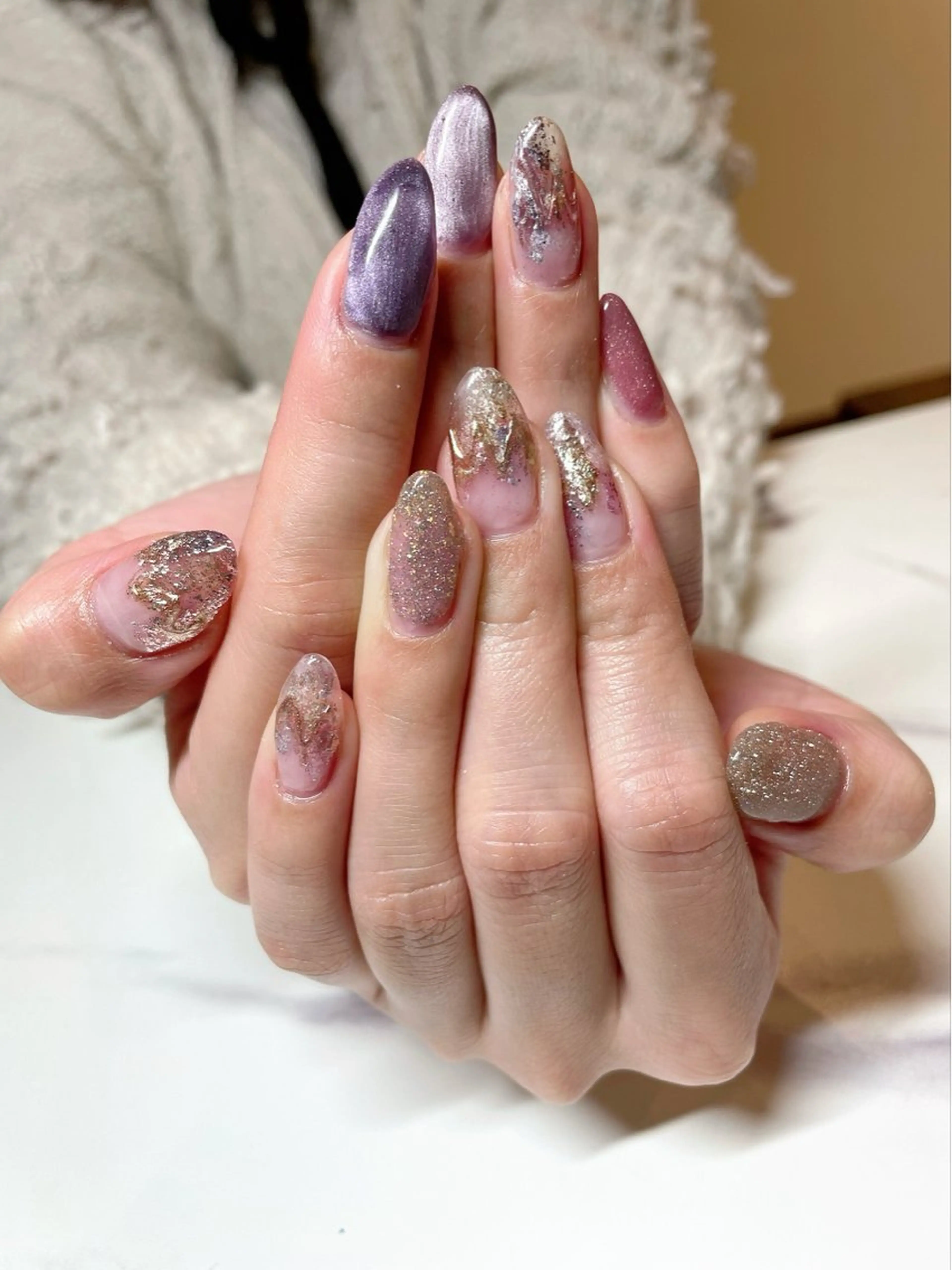 ネイル ハンドネイル Tweedia sayaneeのネイルデザイン
