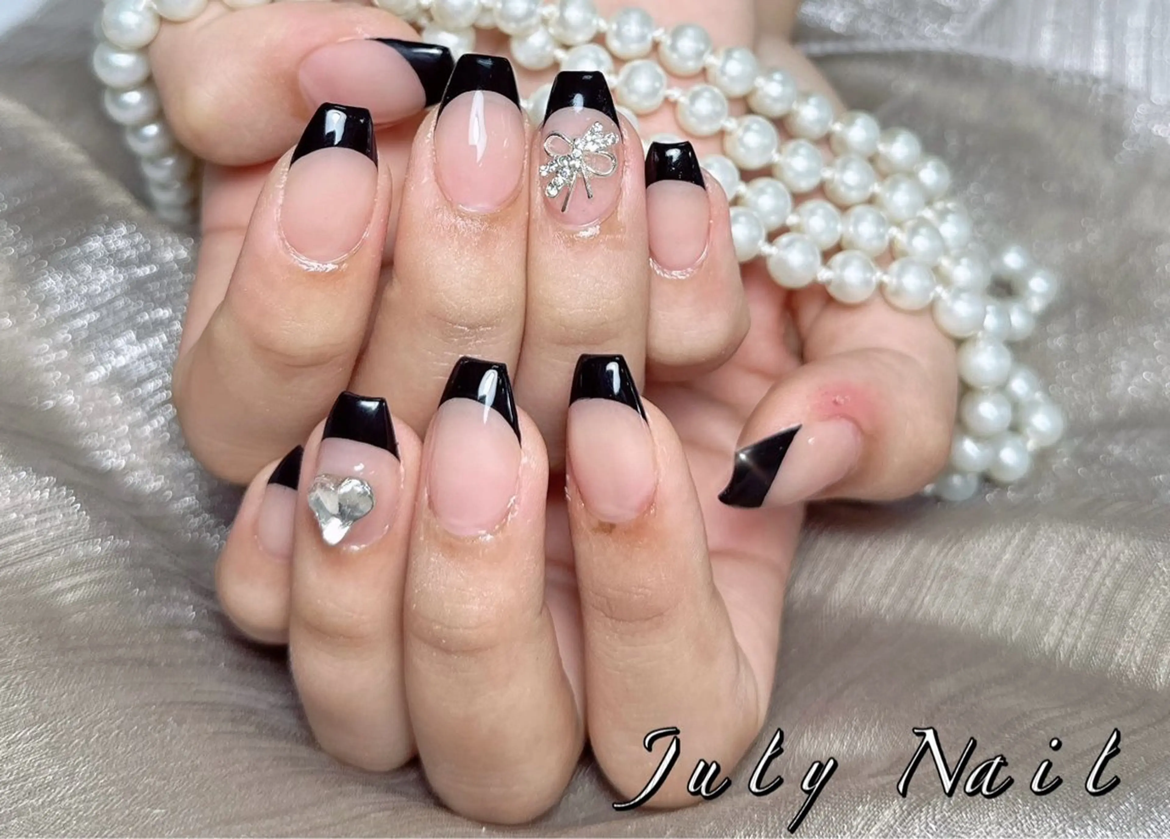 カラー ハンドネイル July Nail 新横浜駅のネイルデザイン