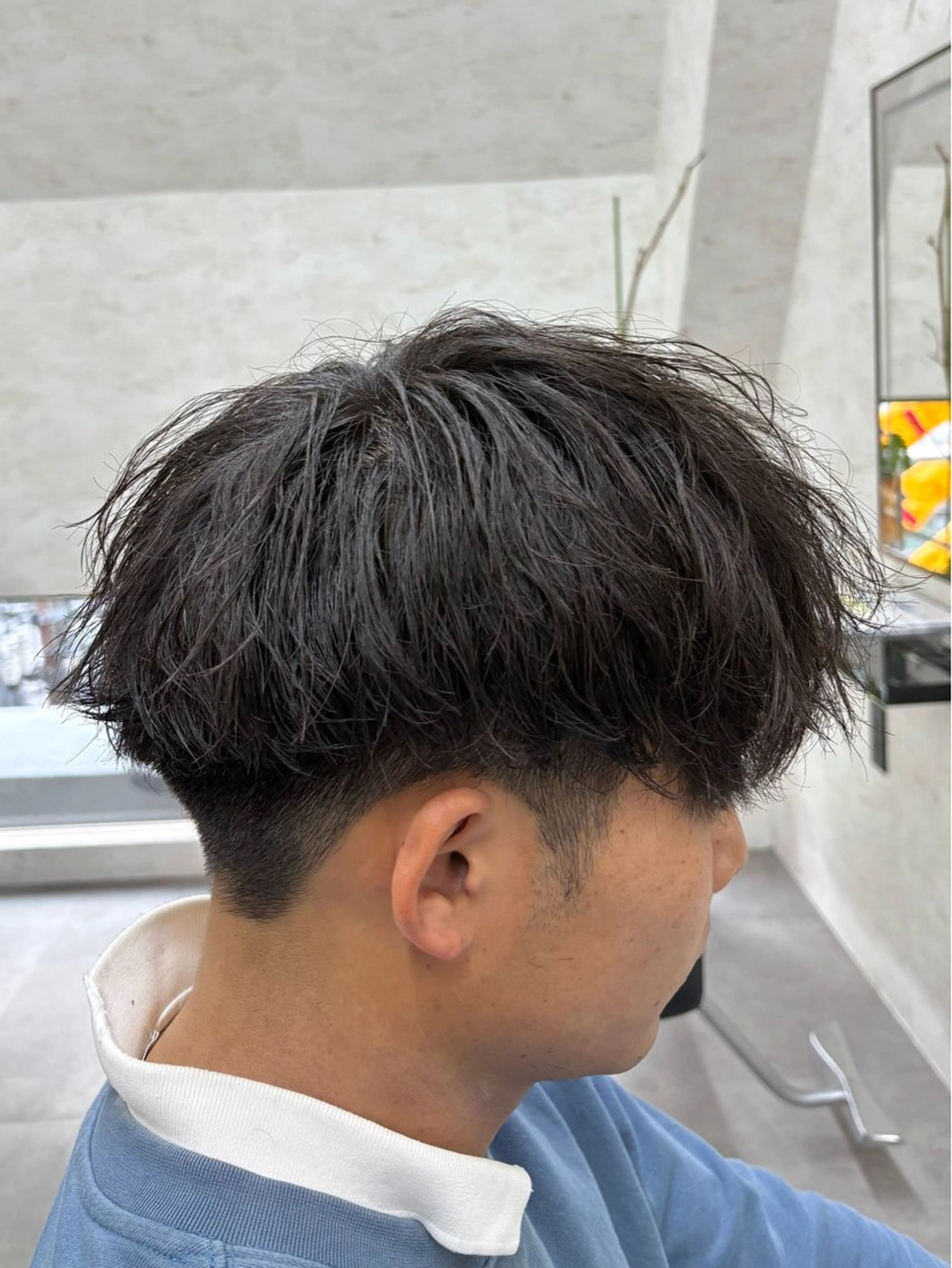 メンズ カット パーマ 遠藤 健登のヘアスタイル