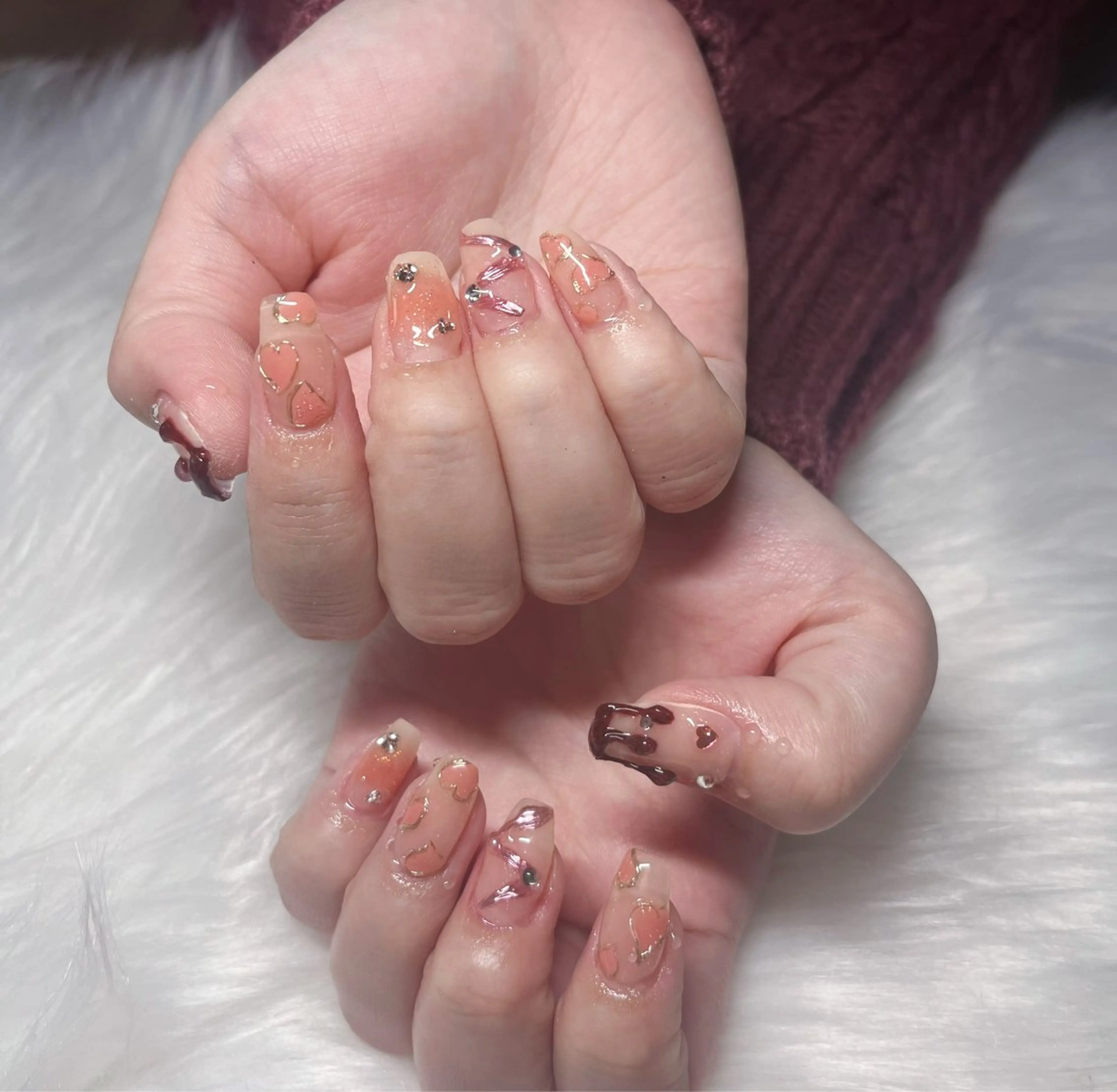ネイル ハンドネイル MIYA  nail&   eyelash所属・MIYA NAIL シシのネイルデザイン