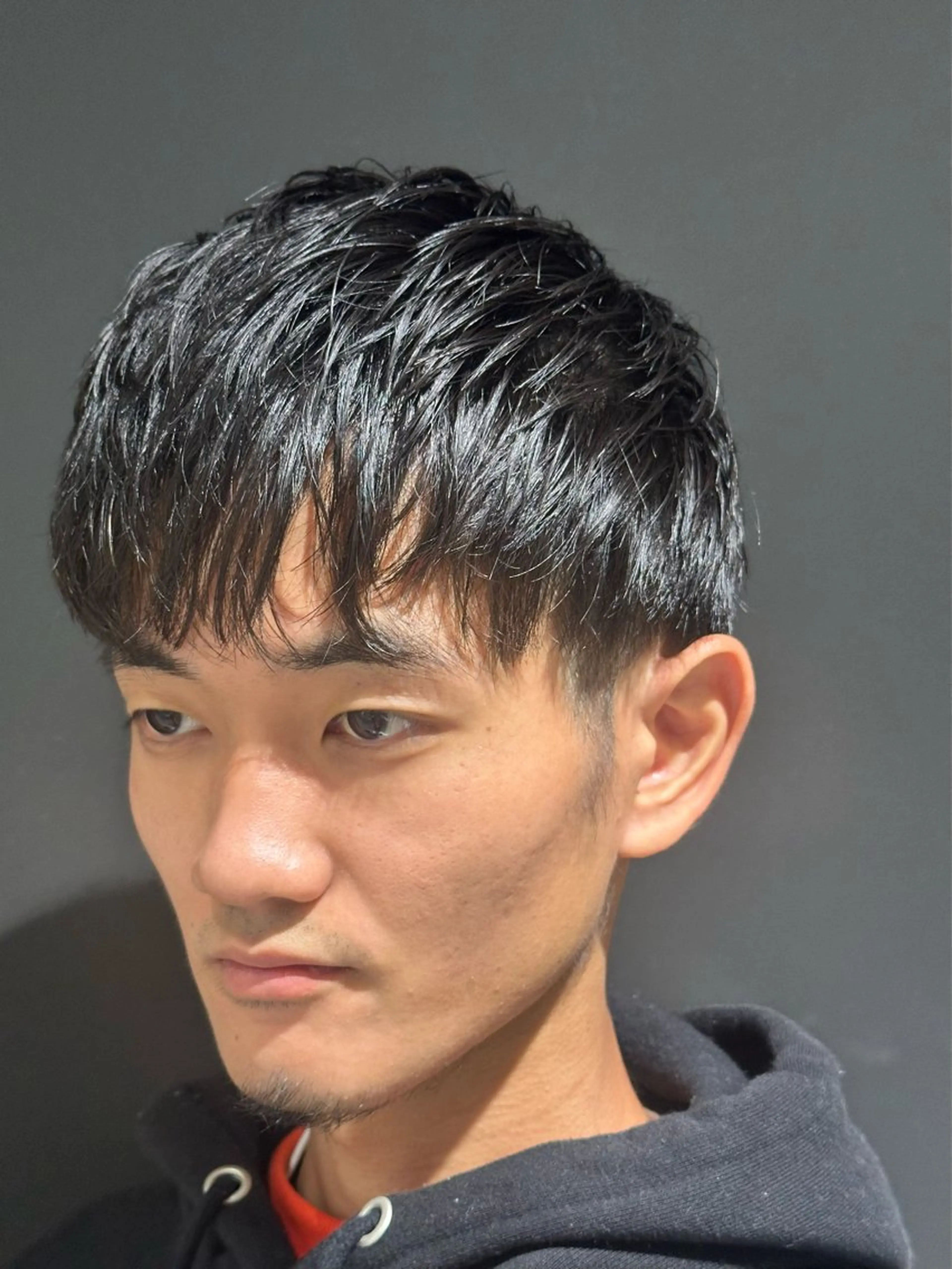ミディアム メンズ ヒロ銀座barber shop 大阪本店所属・平田 翔也のヘアスタイル