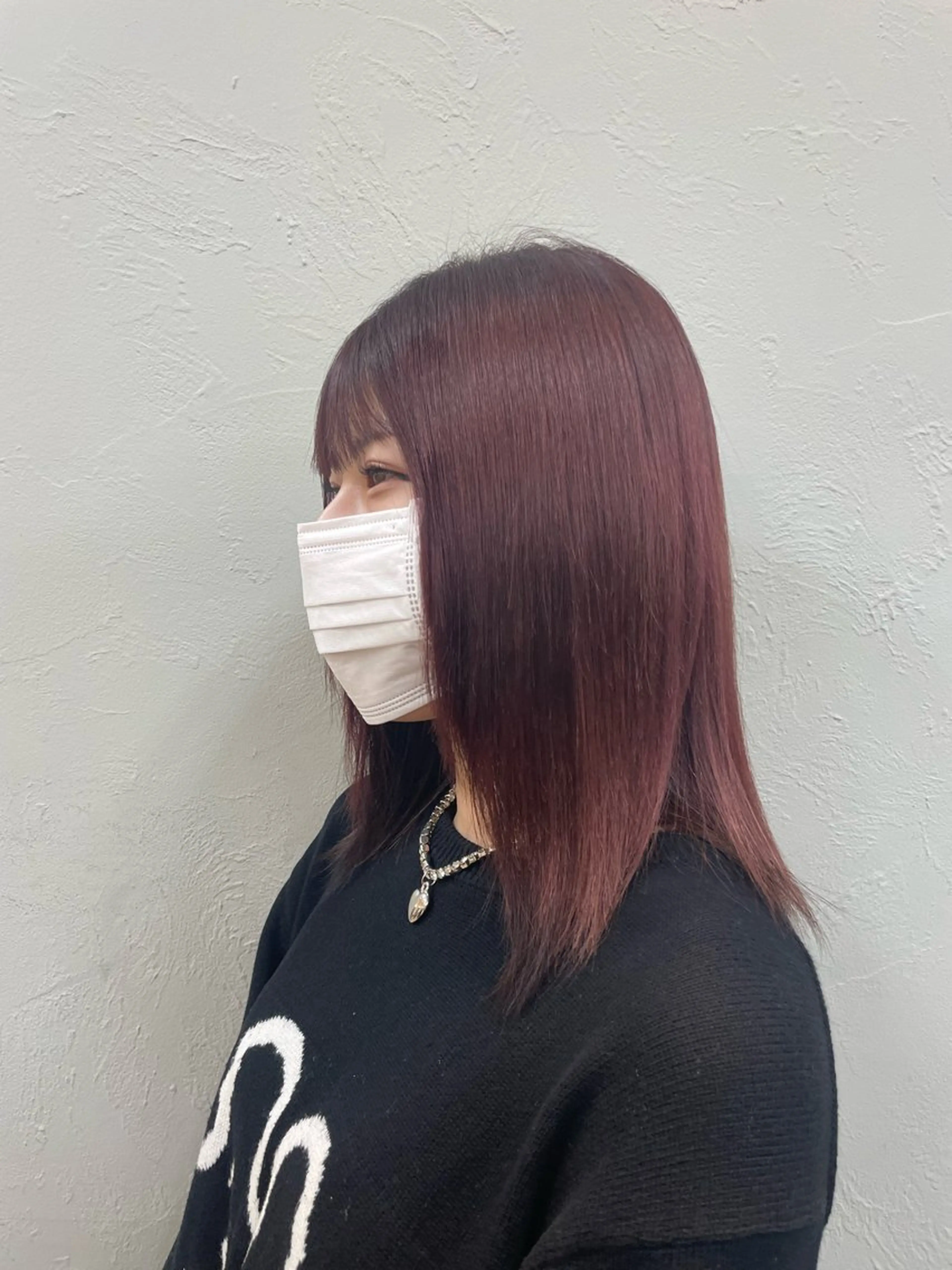 セミロング カラー ハイトーン×デザイン 🪽🫧HIKARIのヘアスタイル
