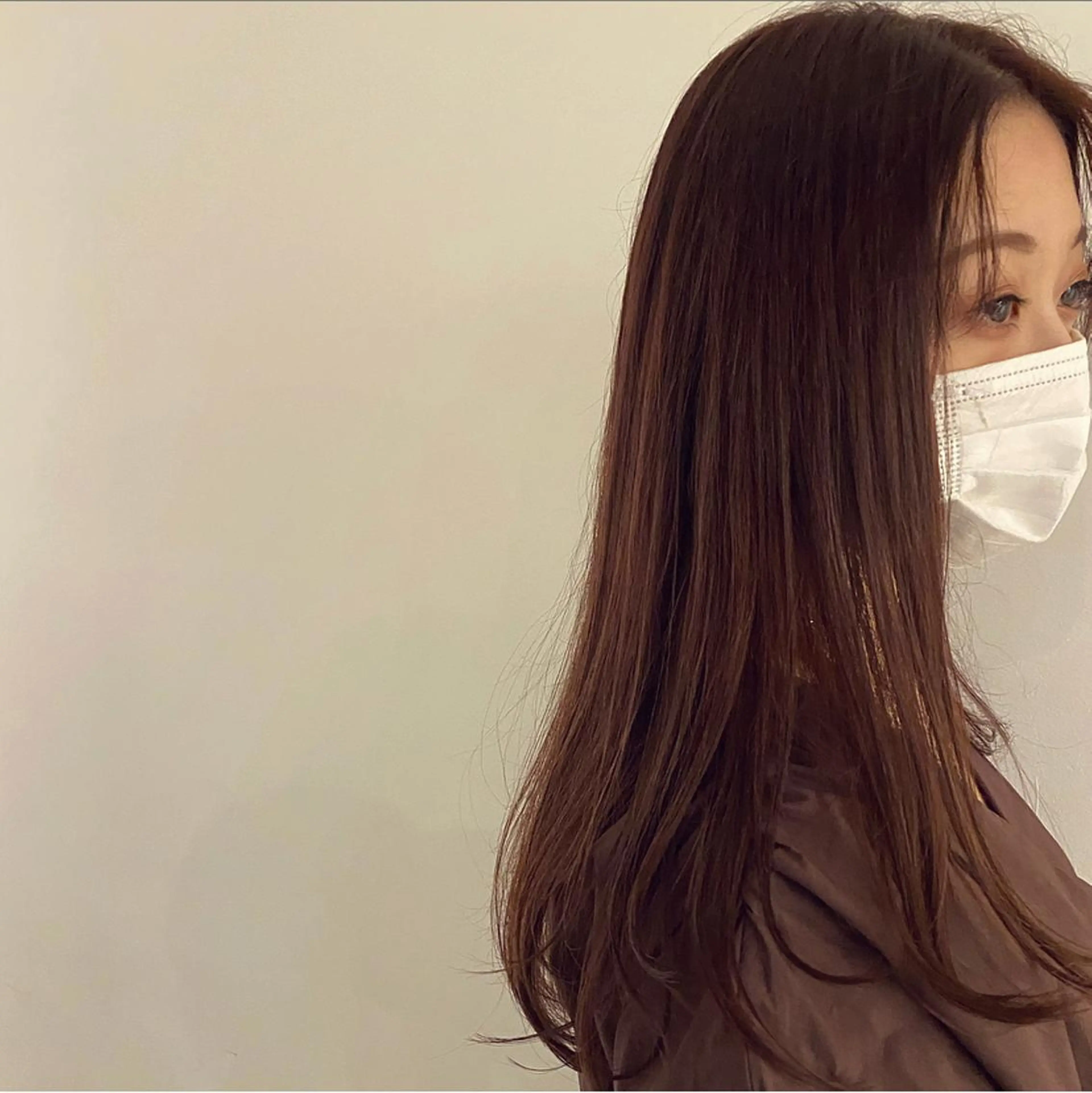 ロング カラー ラベンダーカラー ピンクカラー ピンクラベンダー サイトウ アカネのヘアスタイル