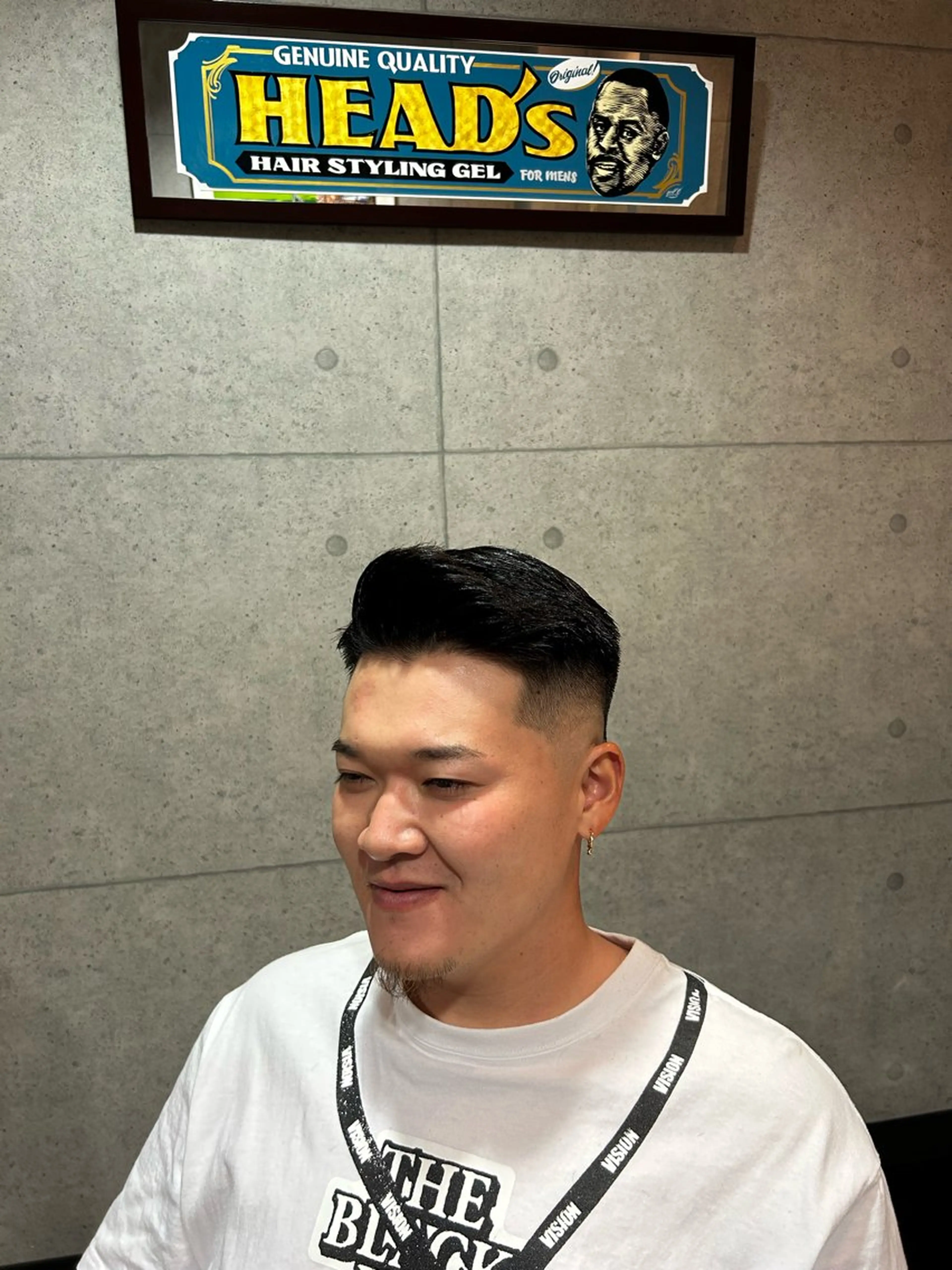 ショート メンズ フェードカット スキンフェード 加藤 直輝のヘアスタイル