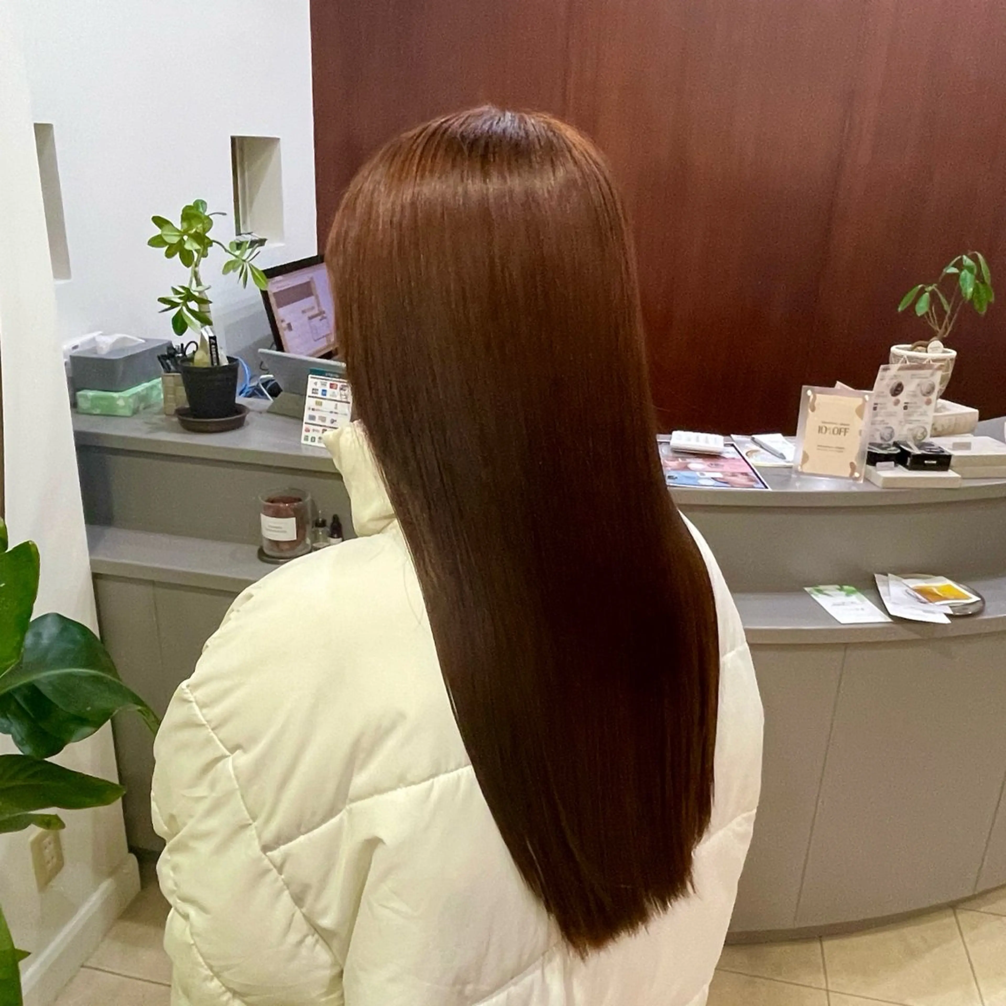 カラー オレンジ ヘアカラー alu【アル】 Ayuiのヘアスタイル