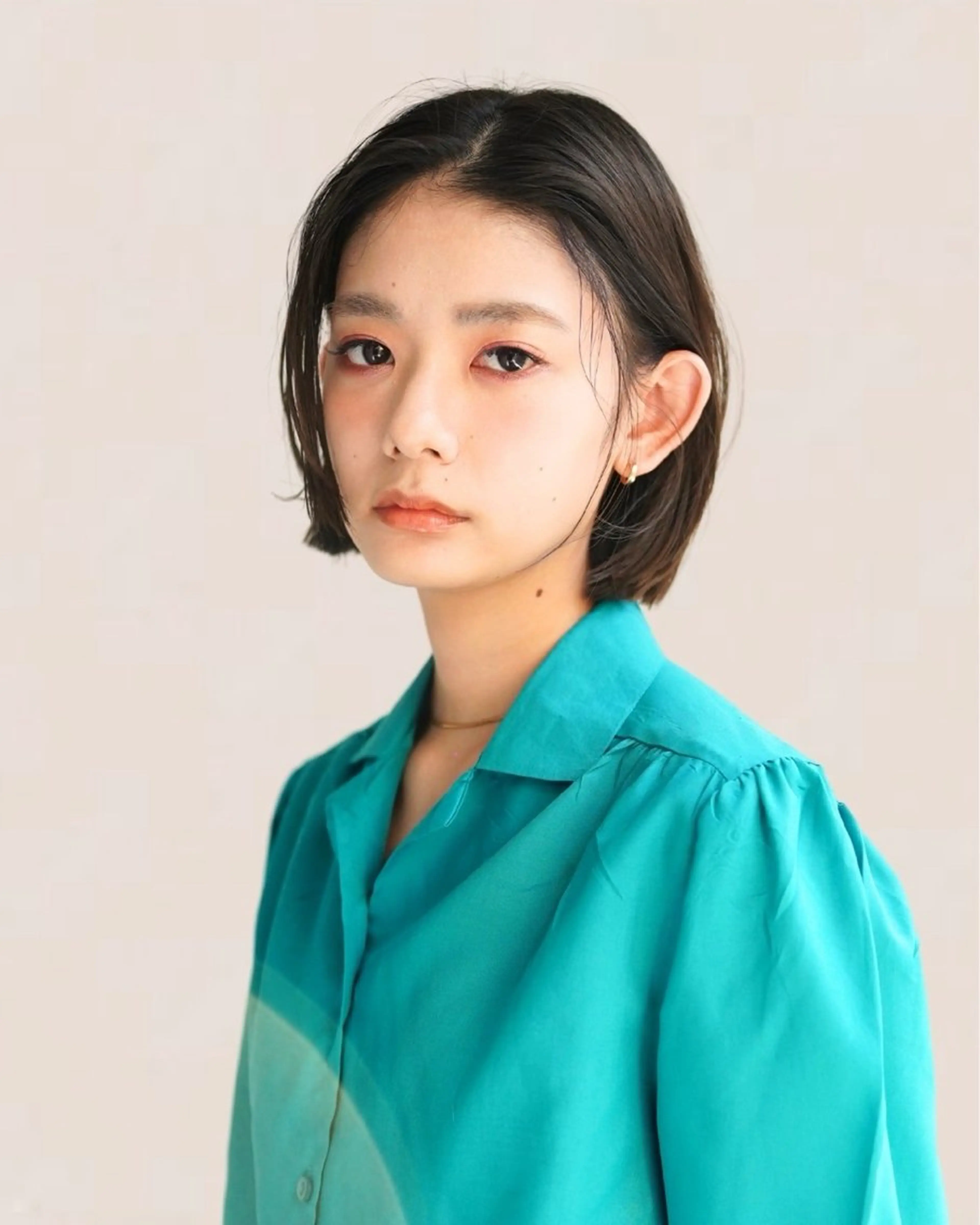ミディアム Joule 建山美友のヘアスタイル