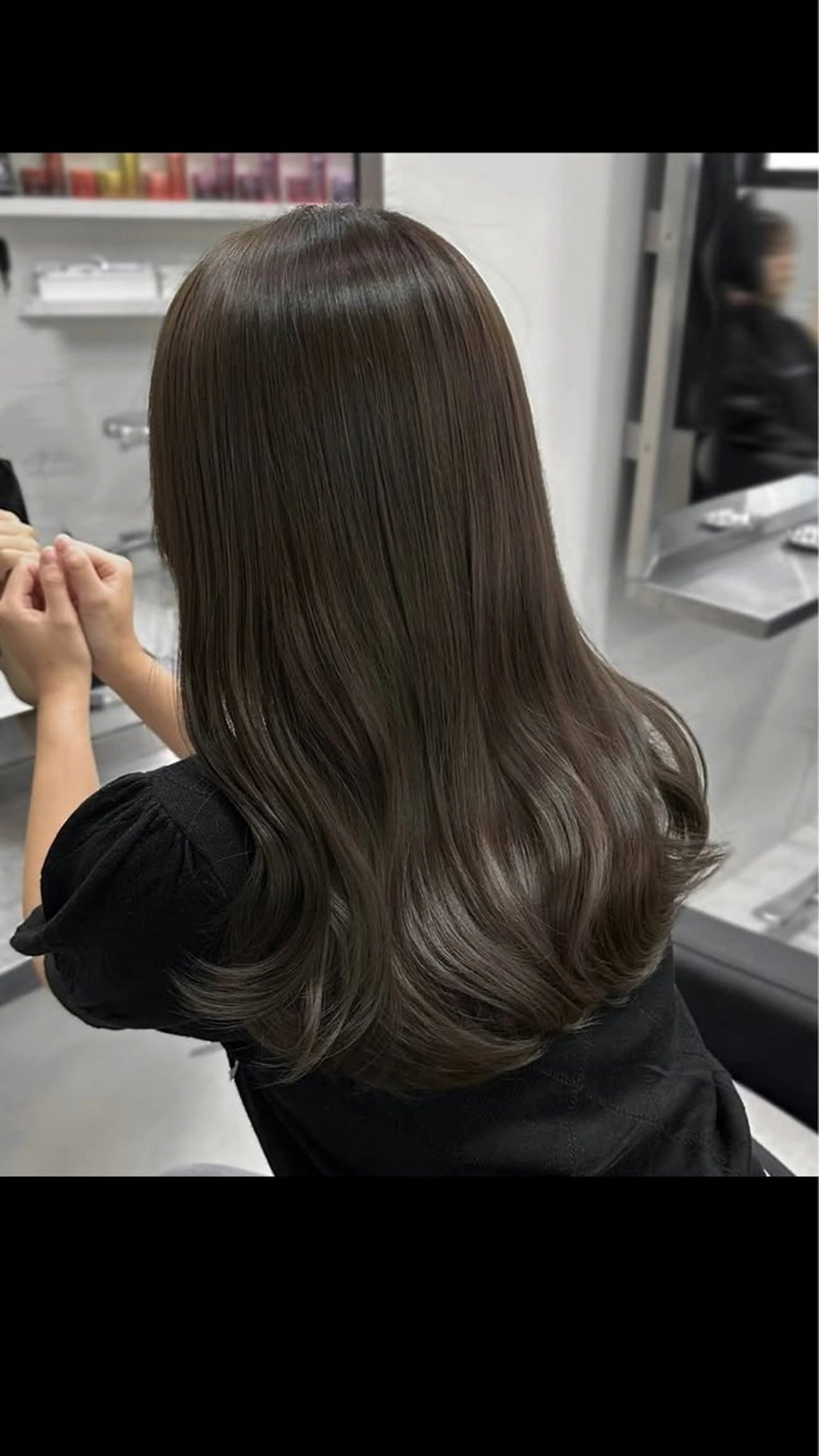 ロング カラー カット ヘアカラー 美容室saku馬橋店所属・藤本 智哉のヘアスタイル