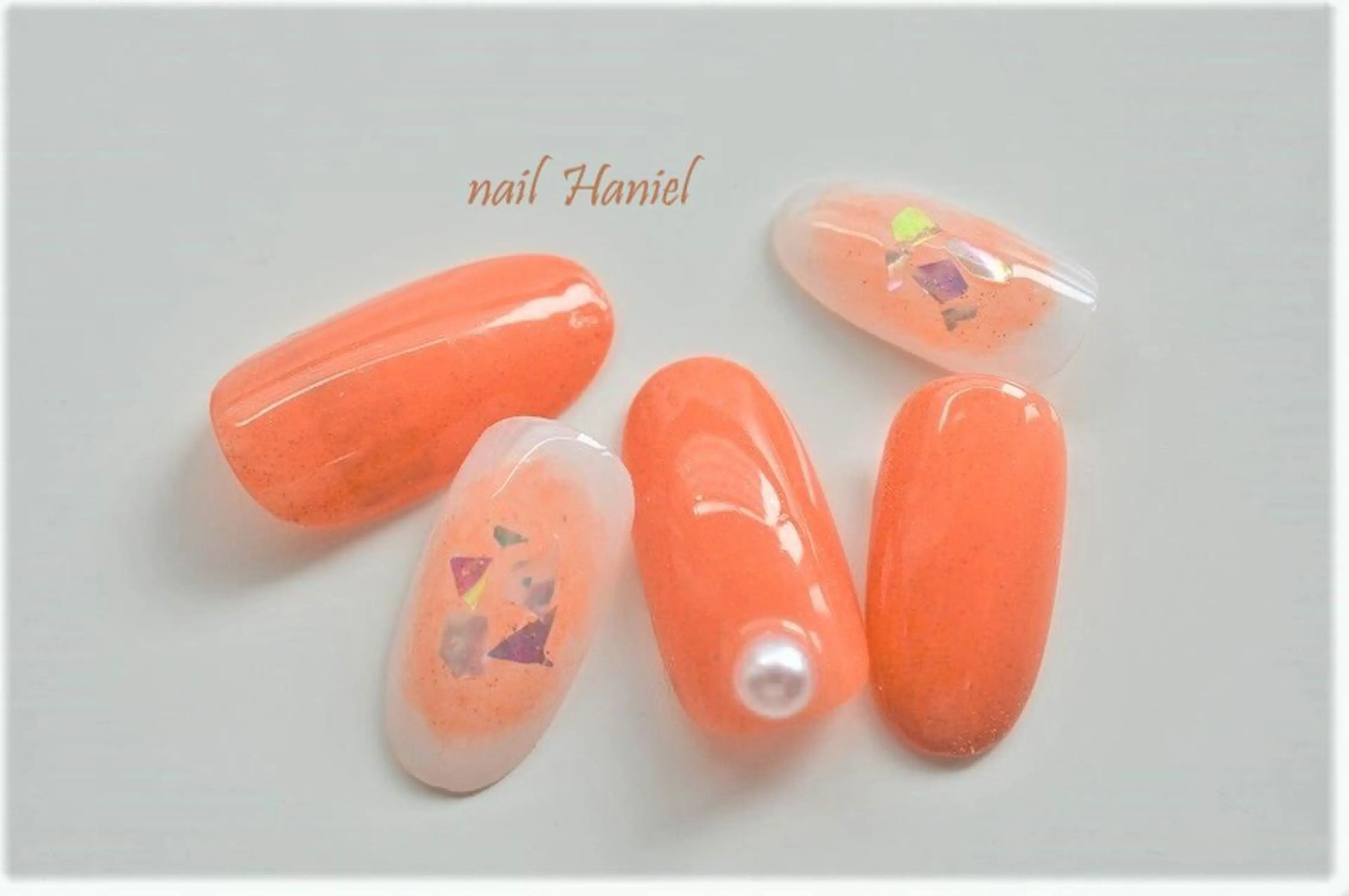 ネイル フットネイル ジェルネイル nail Haniel所属・半蔵門サロンハニエル 魅神 ちよのネイルデザイン