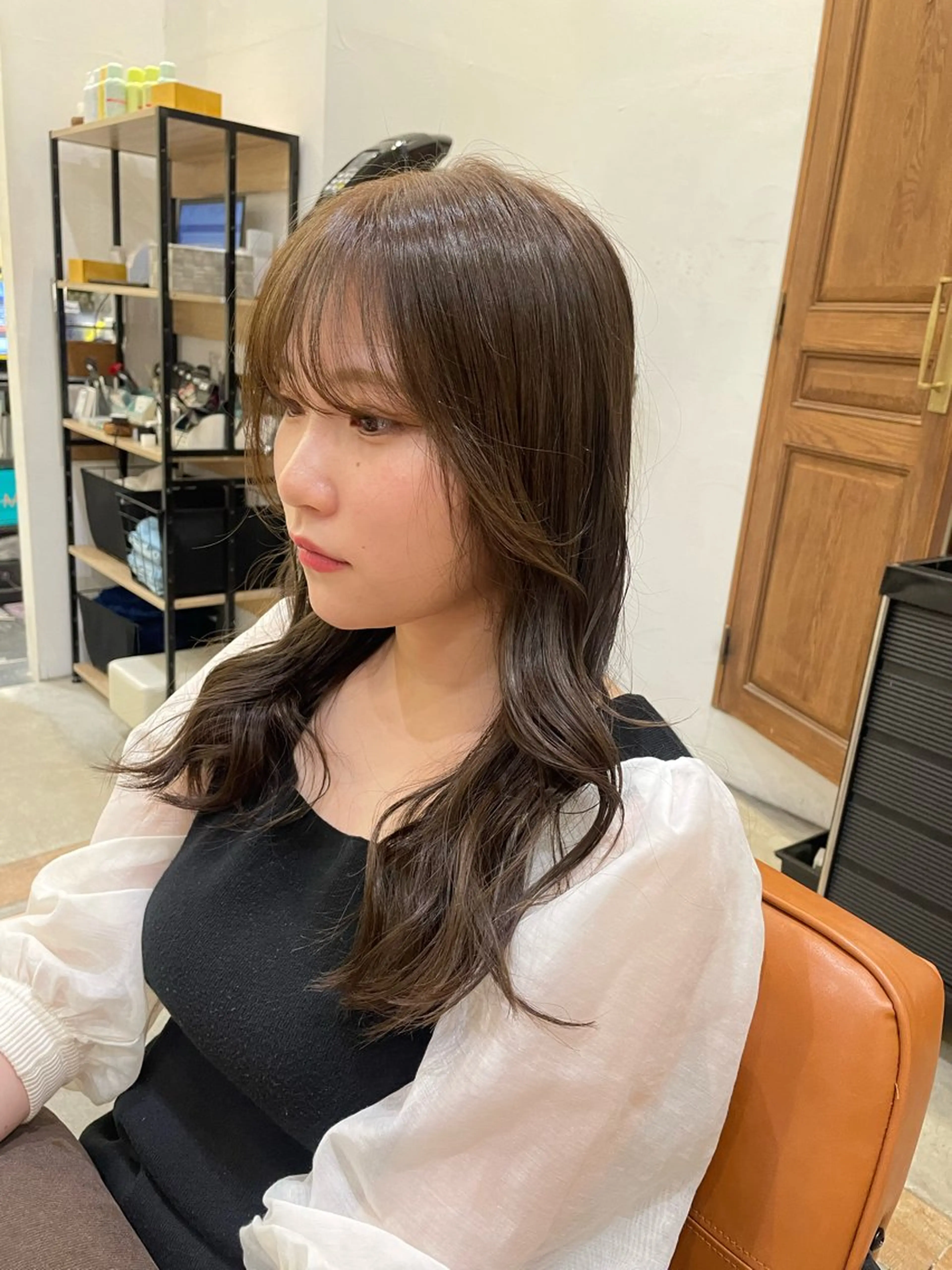 カラー ブリーチ 透明感カラー ブリーチなしカラー 🍒ばばみさき 🍒のヘアスタイル