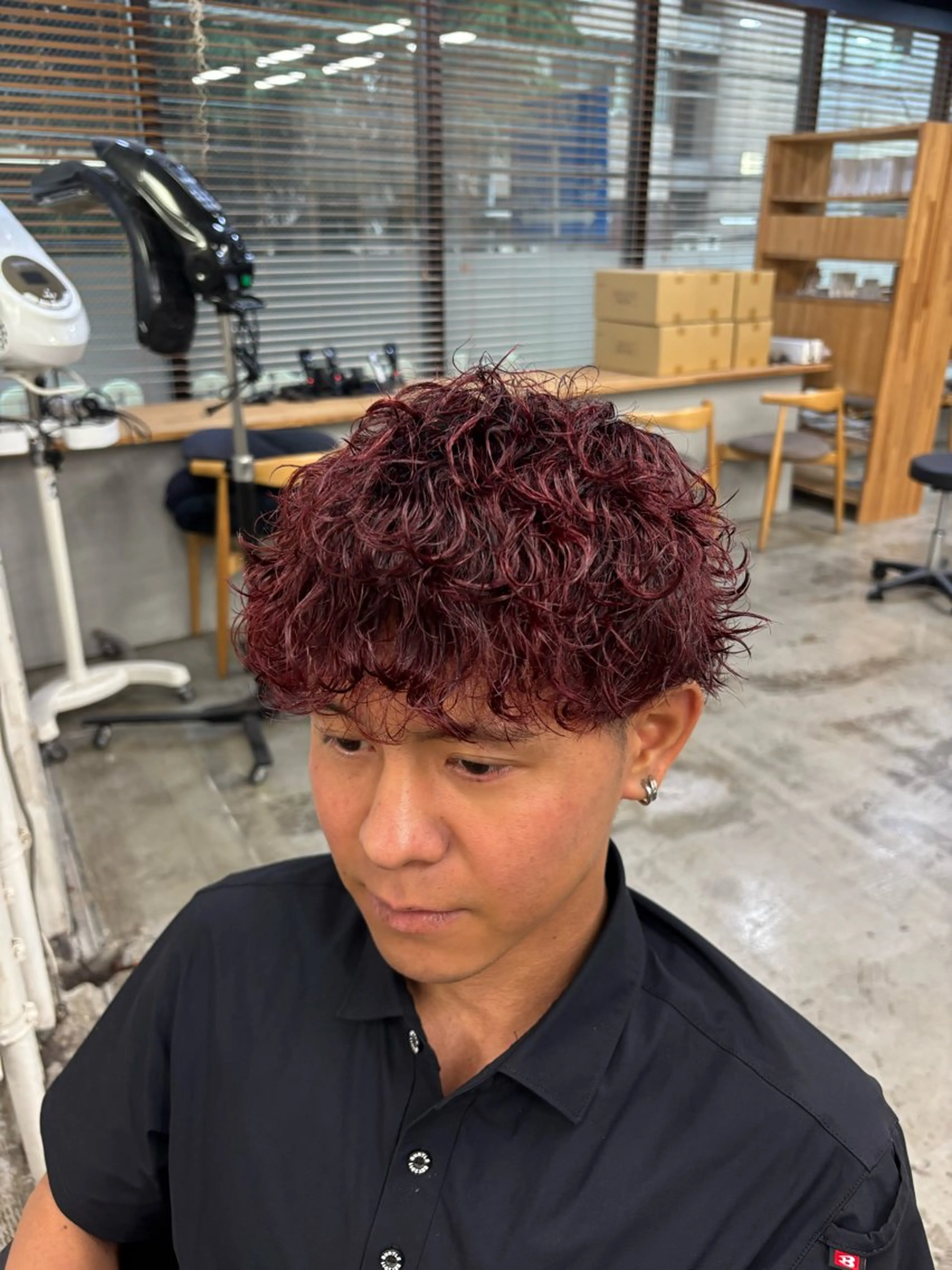 パーマ メンズ カット パーマ mono / Manatoのヘアスタイル