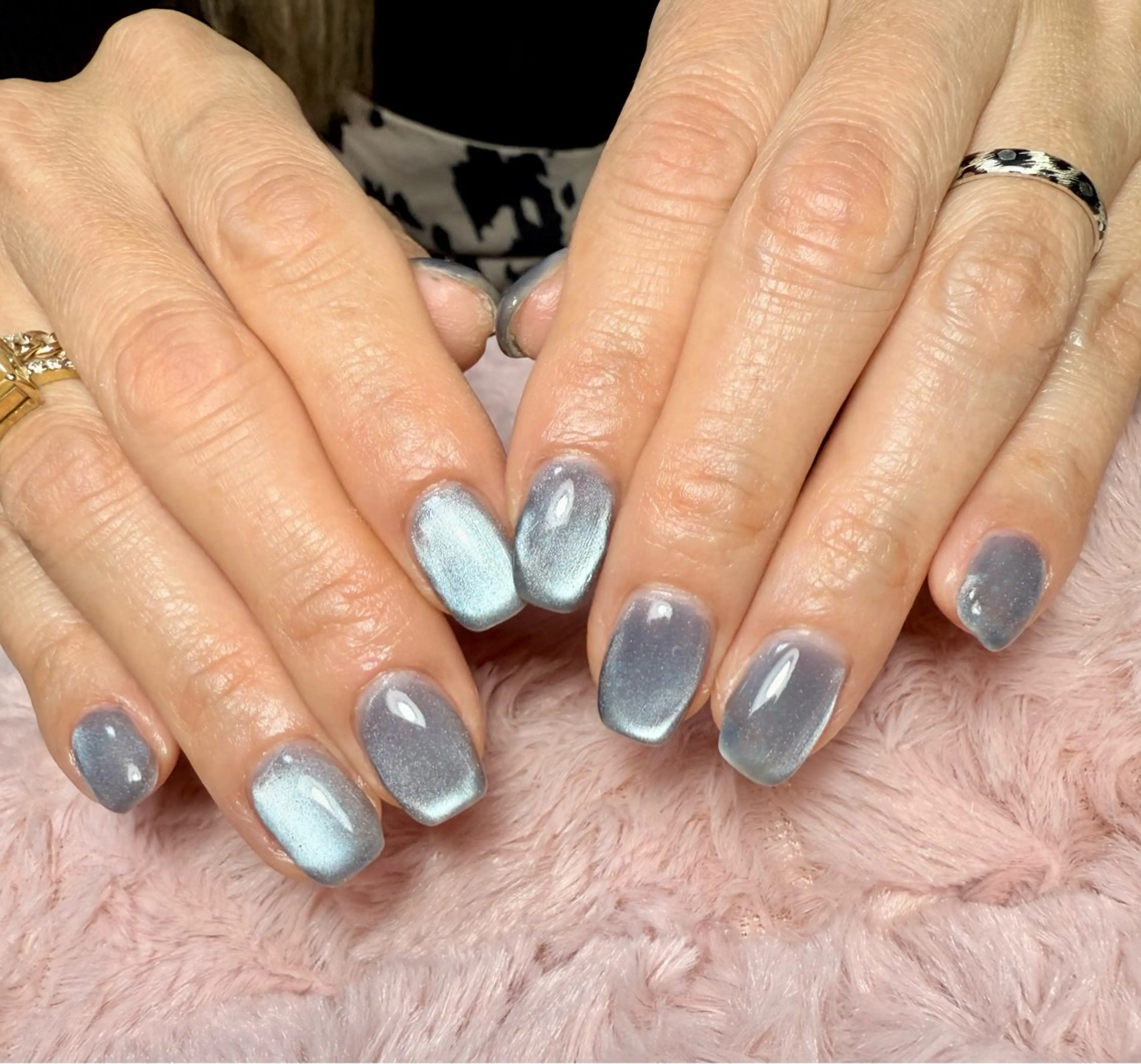 ネイル アートネイル チークネイル フレンチネイル 氷ネイル・うるうるネイル キラキラネイル M.N_ nailのネイルデザイン