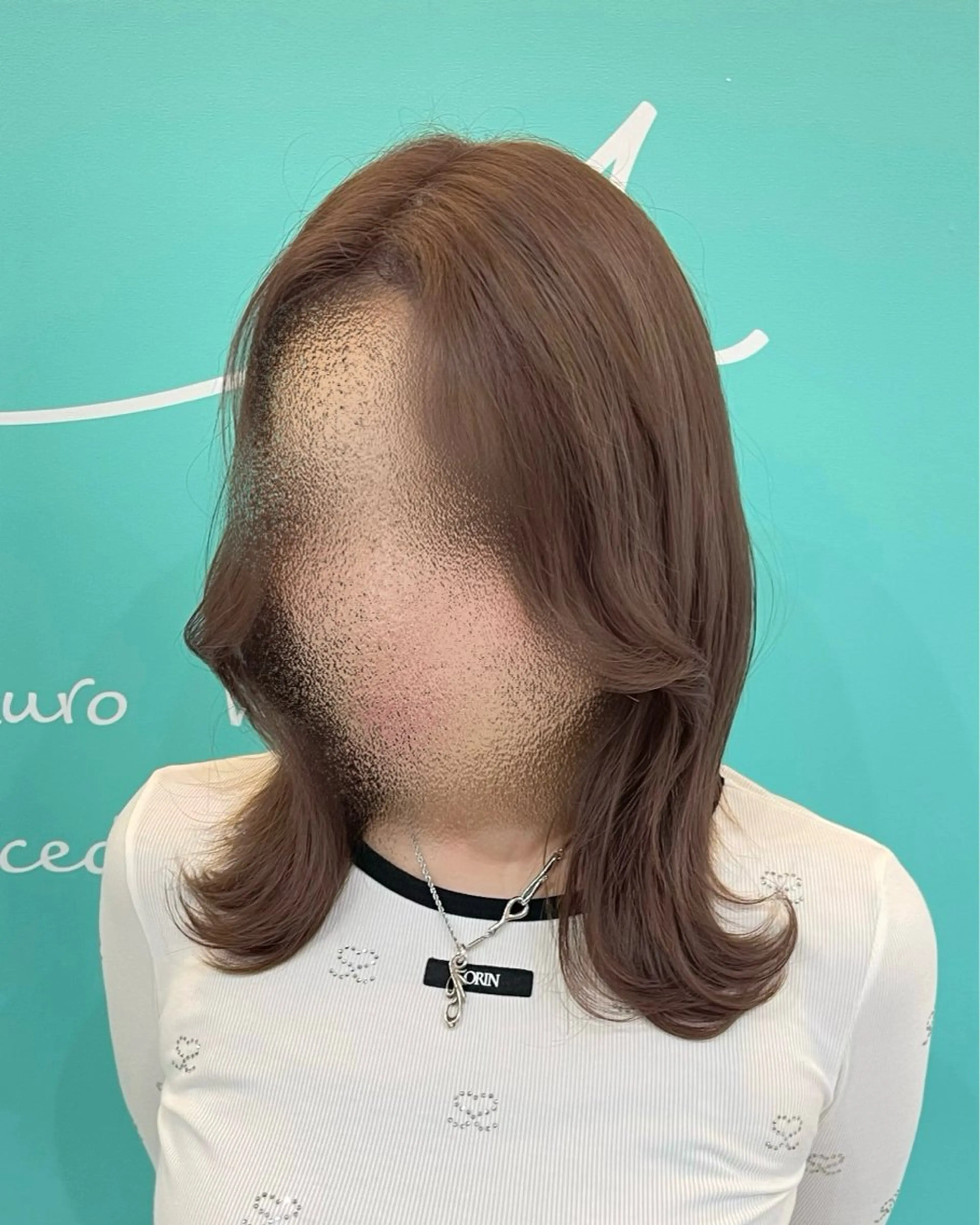 ミディアム ヘアカラー mana/髪質改善/ ヘアセット/パーマのヘアスタイル