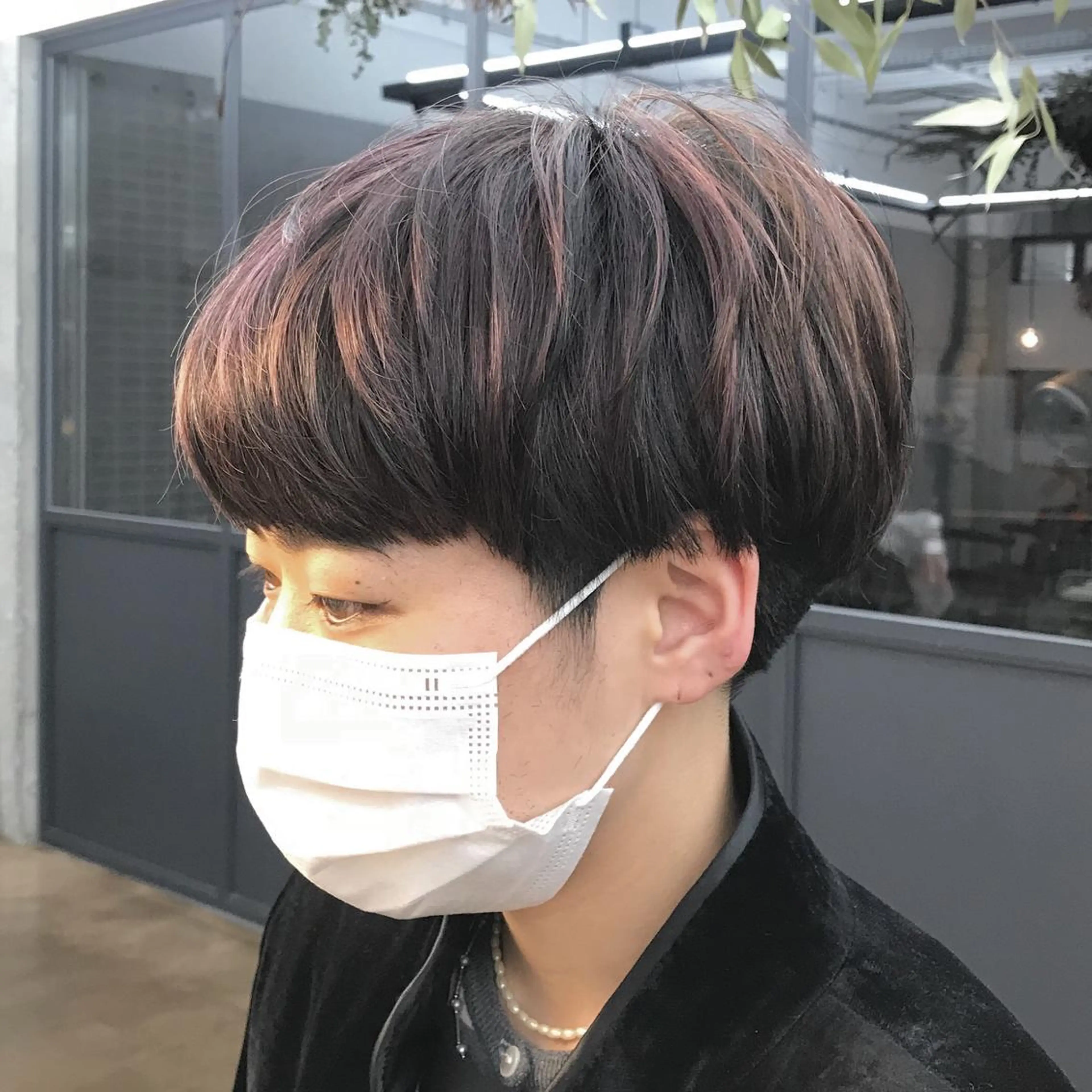 ショート カラー ブリーチ ハイライトカラー レッドカラー ハイライト ショートヘア カット ヘアカラー ヘアセット ✂︎ウルフ・ショート ✂︎MIKUNIのヘアスタイル