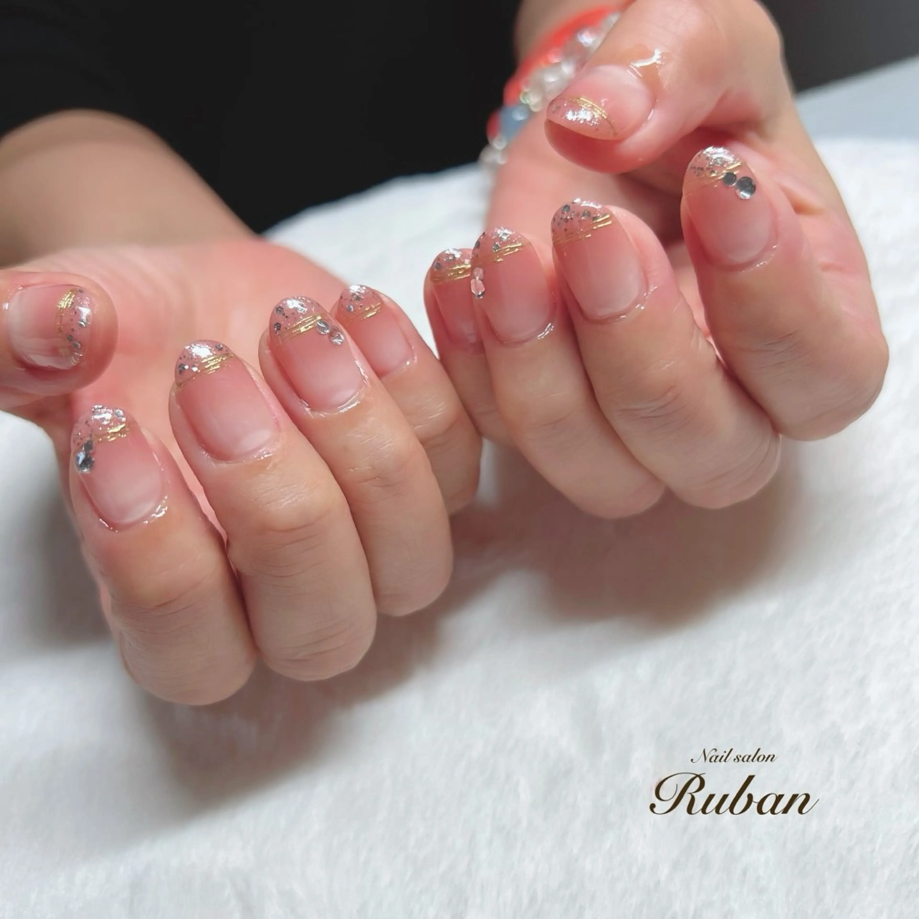ネイル アートネイル グラデーション 持ち込み シンプルネイル Nail salon Ruban所属・Nail salon Rubanのネイルデザイン