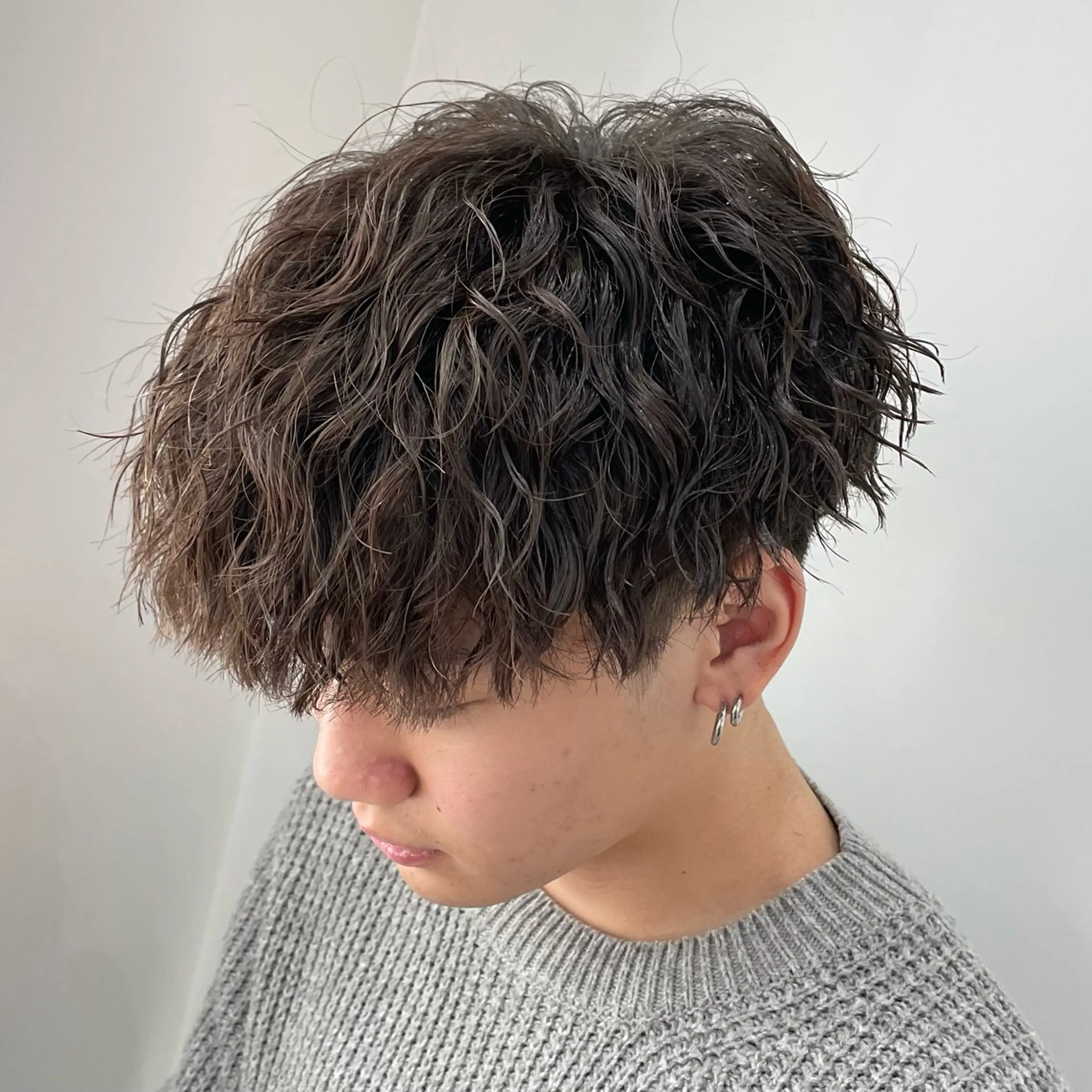 パーマ 🔥縦落ちツイスパ 🔥鈴木健紀のヘアスタイル
