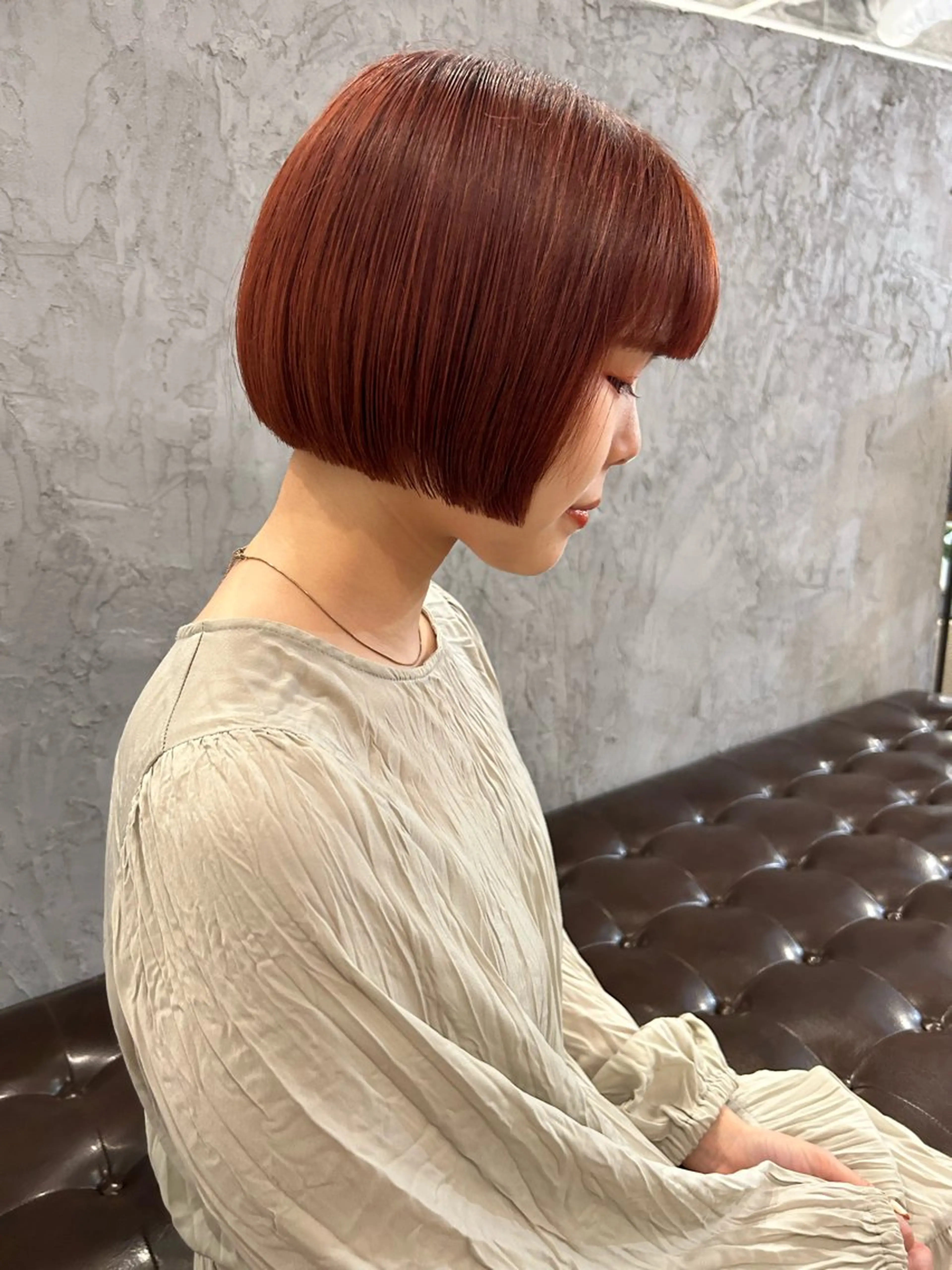 ショート ボブ 似合わせヘア/透明感 カラー/ Rioのヘアスタイル